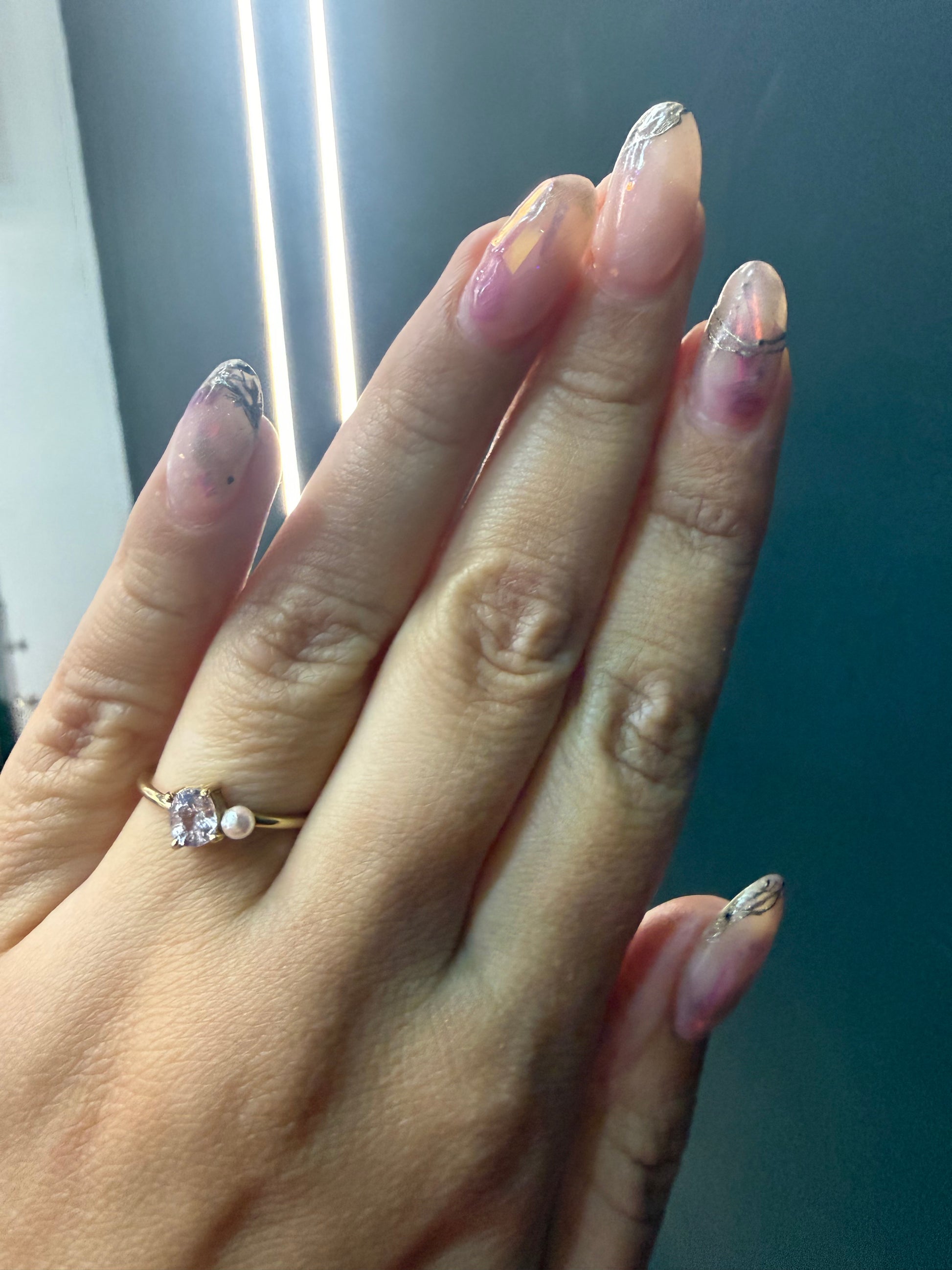 Oro Amarillo 14k Oval 0.56 de Zafiro Natural                         Anillo Compromiso OF2035