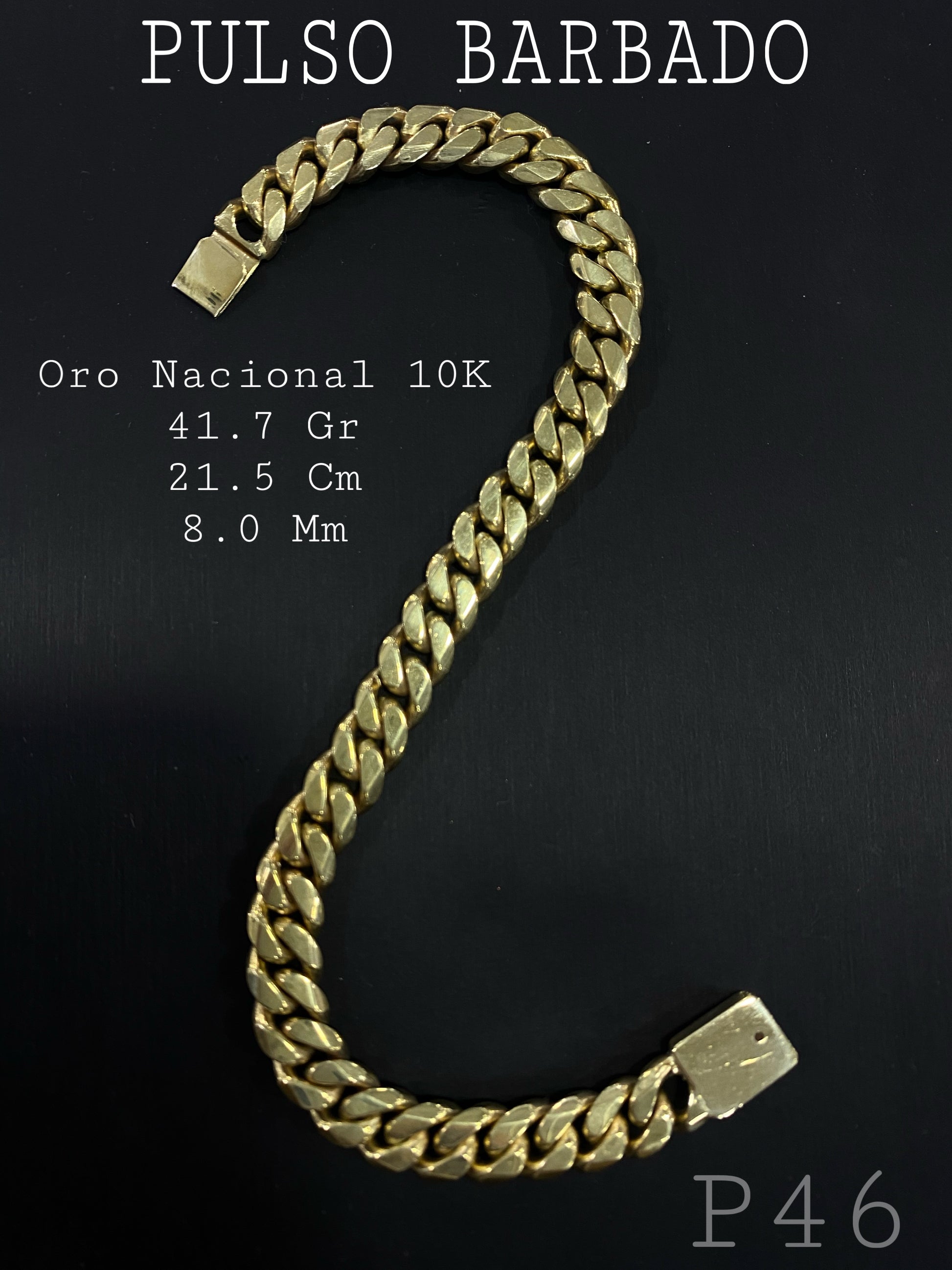 Esclava de Oro 10k Amarillo 50 grms