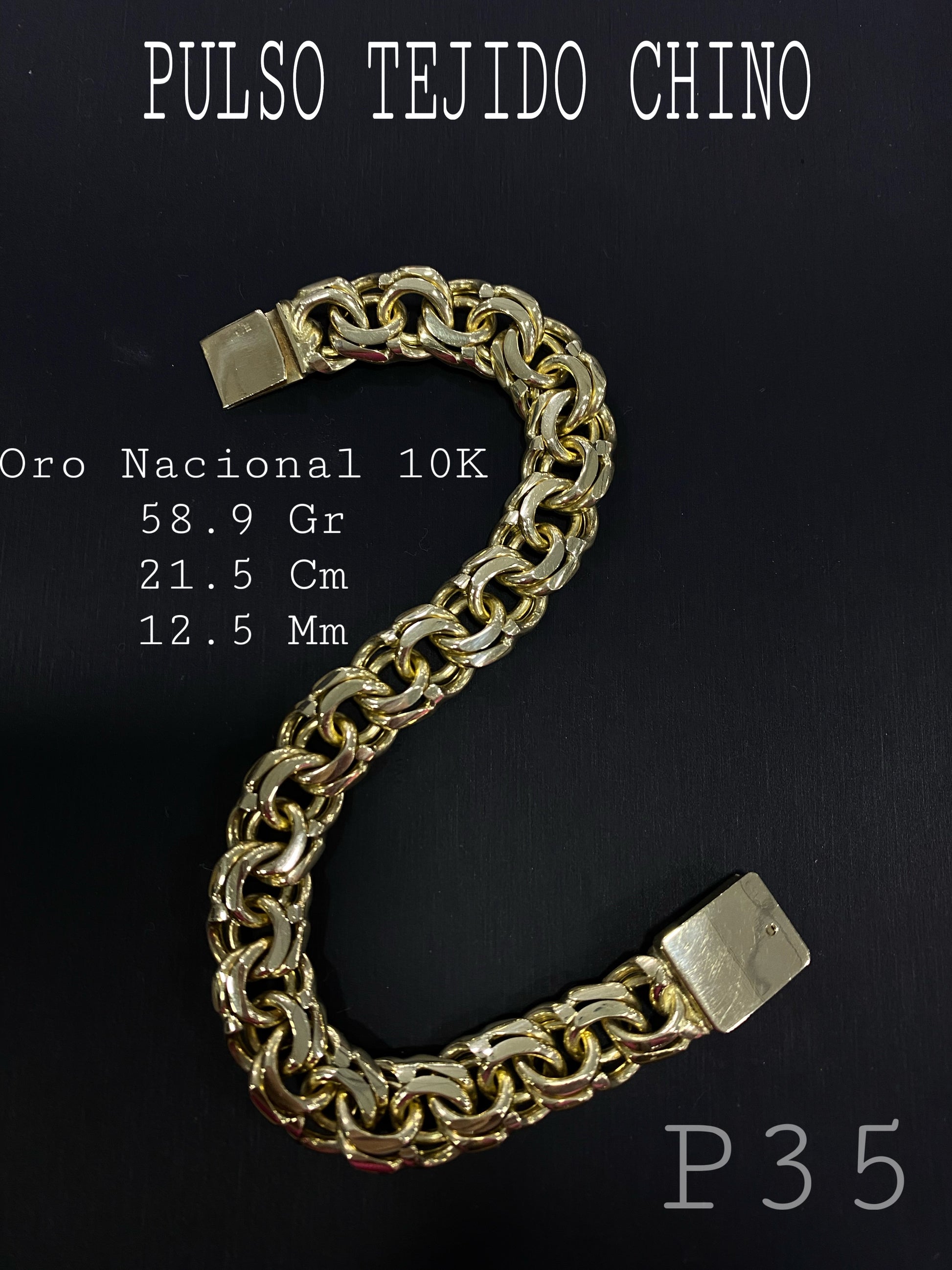 Esclava de Oro 10k Amarillo 50 grms