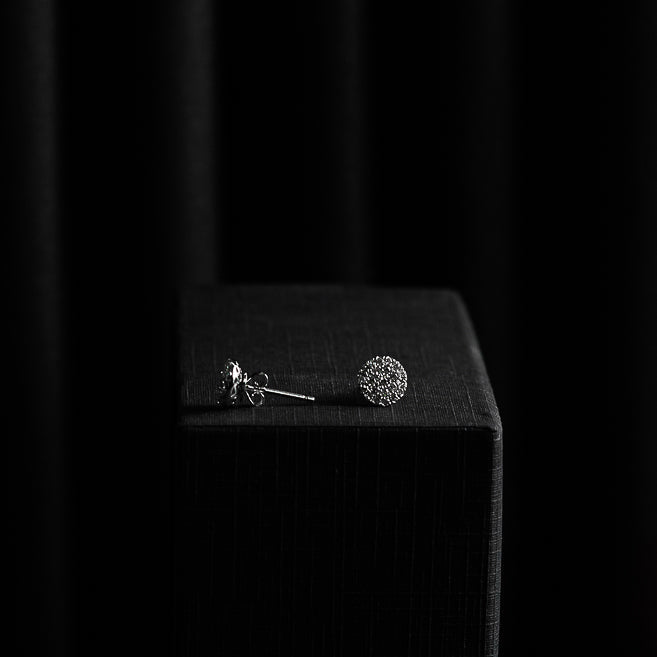 Broquel 0.22ct Oro 14k Blanco