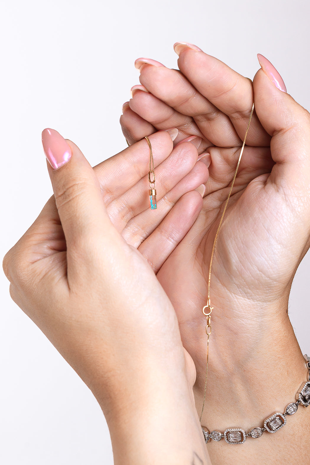 Dije de Diamante 0.30ct Oro 18k Amarillo