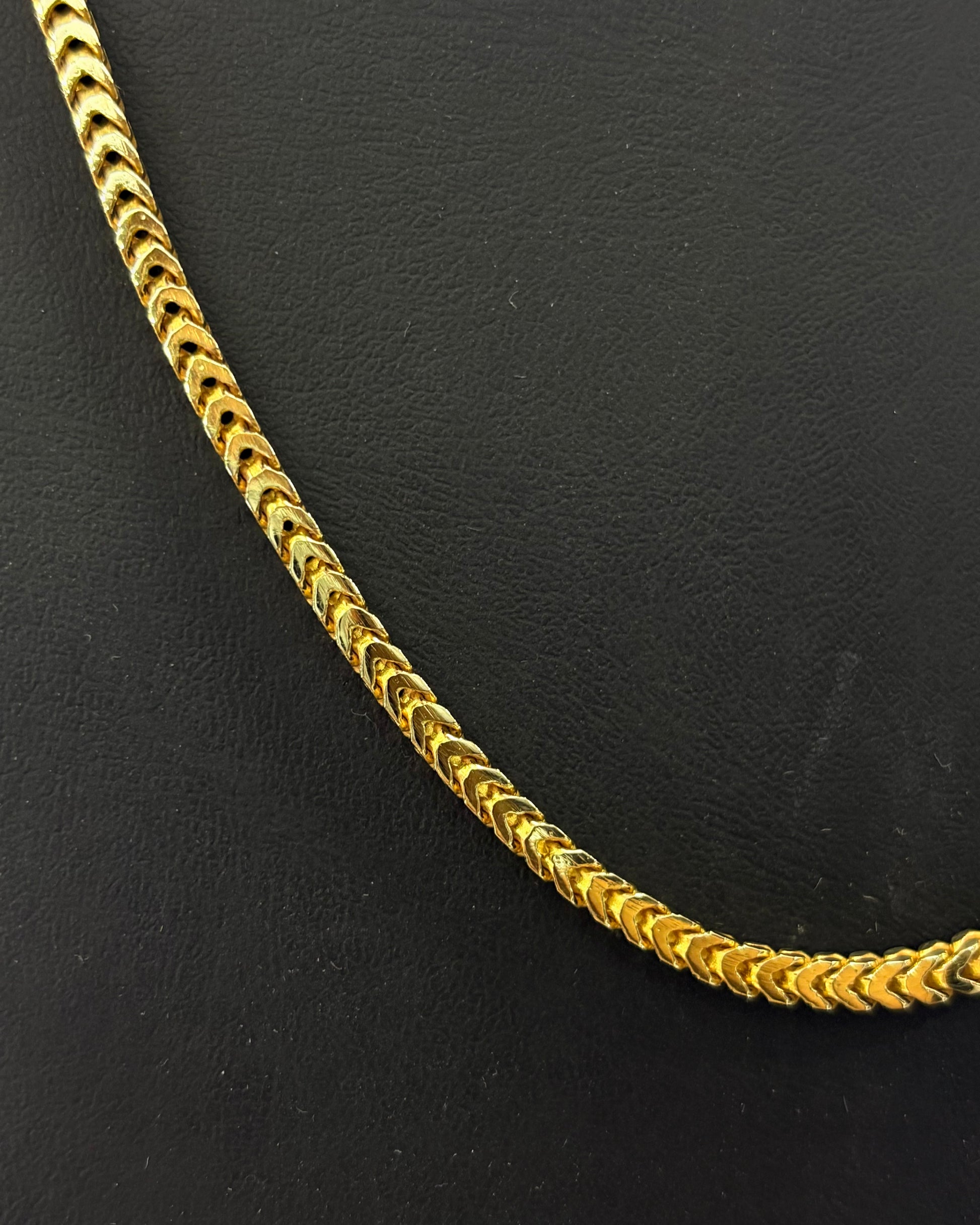 Cadena de Oro 10k Amarillo Tejido Espiga