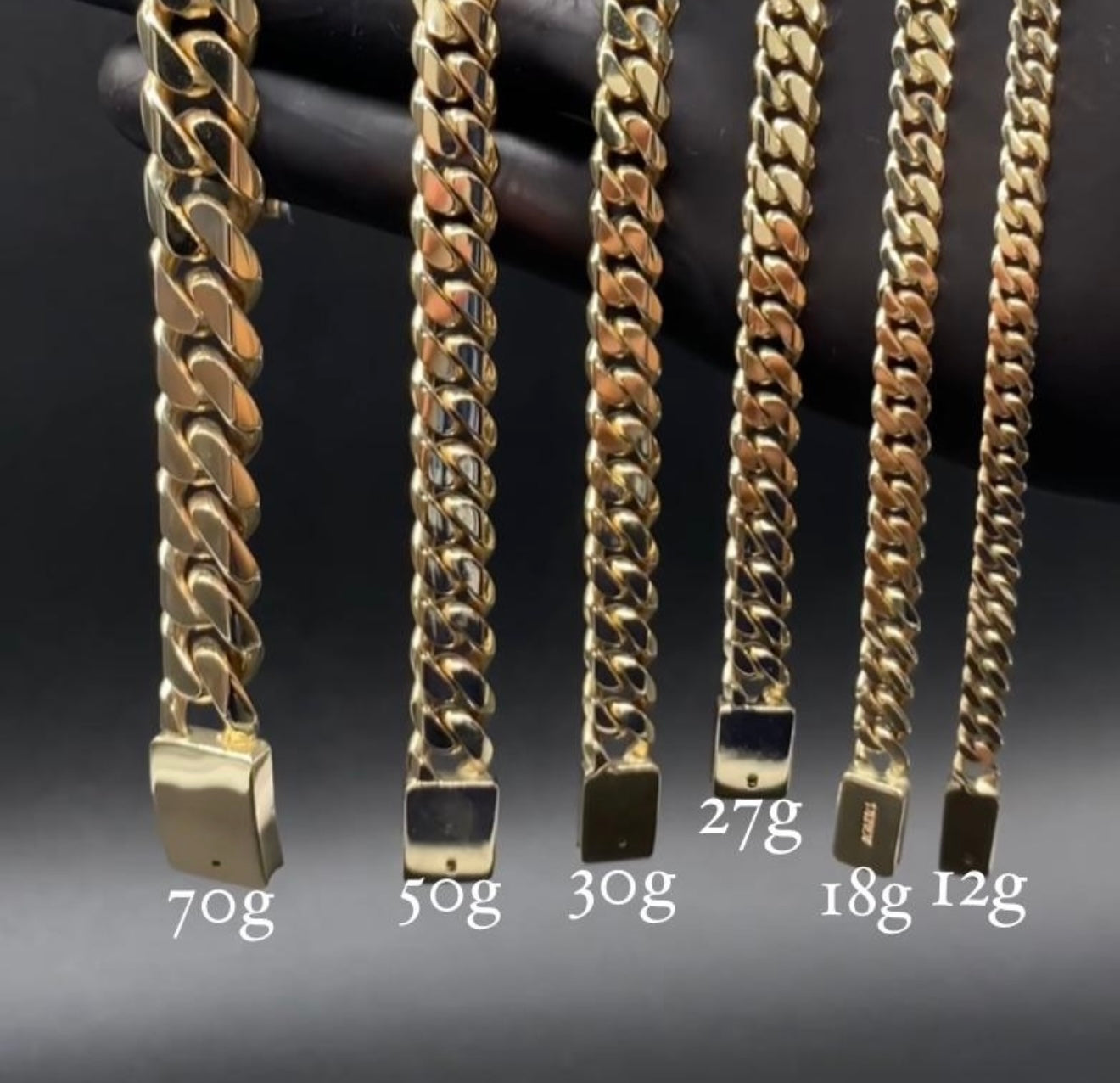 Esclava de Oro 10k Amarillo 70 grms