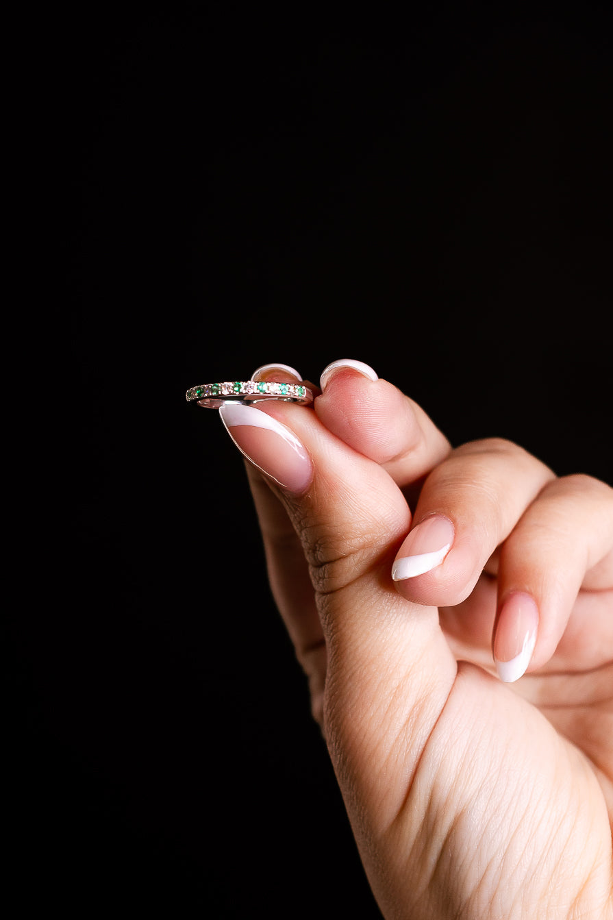 Churumbela 0.22ct Oro 14k Blanco