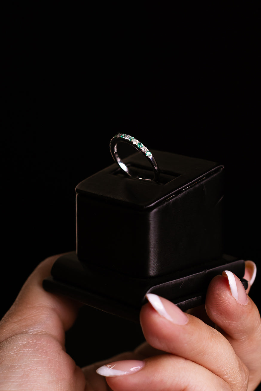 Churumbela 0.22ct Oro 14k Blanco