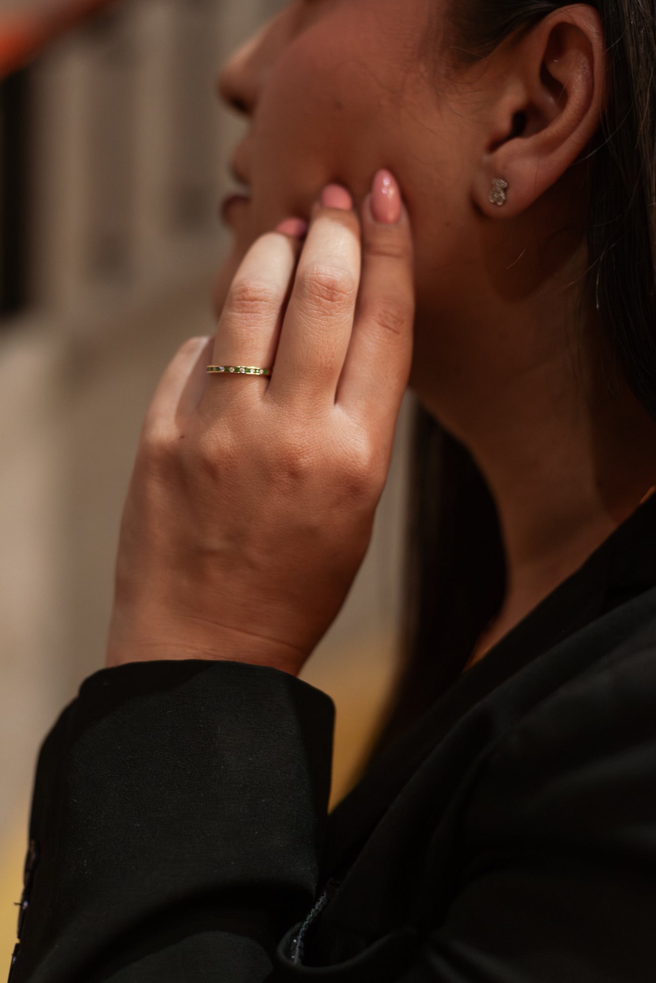 Churumbela 0.22ct Oro 14k Blanco