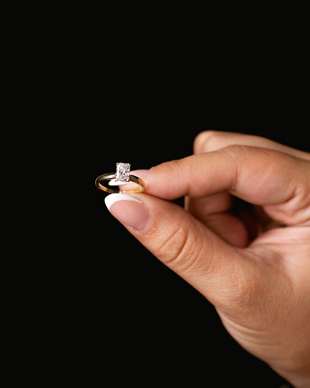 Anillo Compromiso Diamante 1.01ct Oro 14k Amarillo