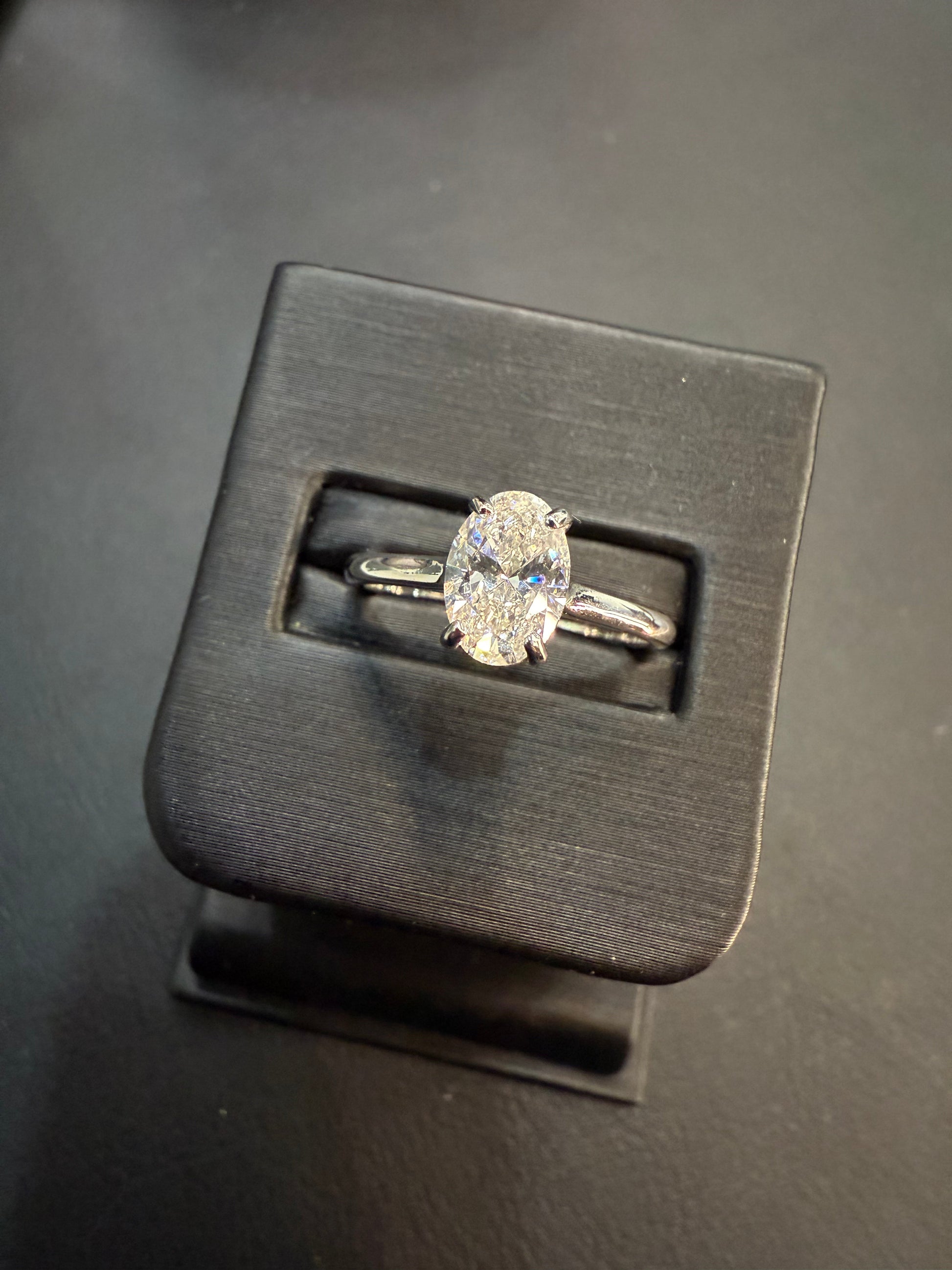 Anillo Compromiso Diamante 1.00ct Oro 14k Blanco