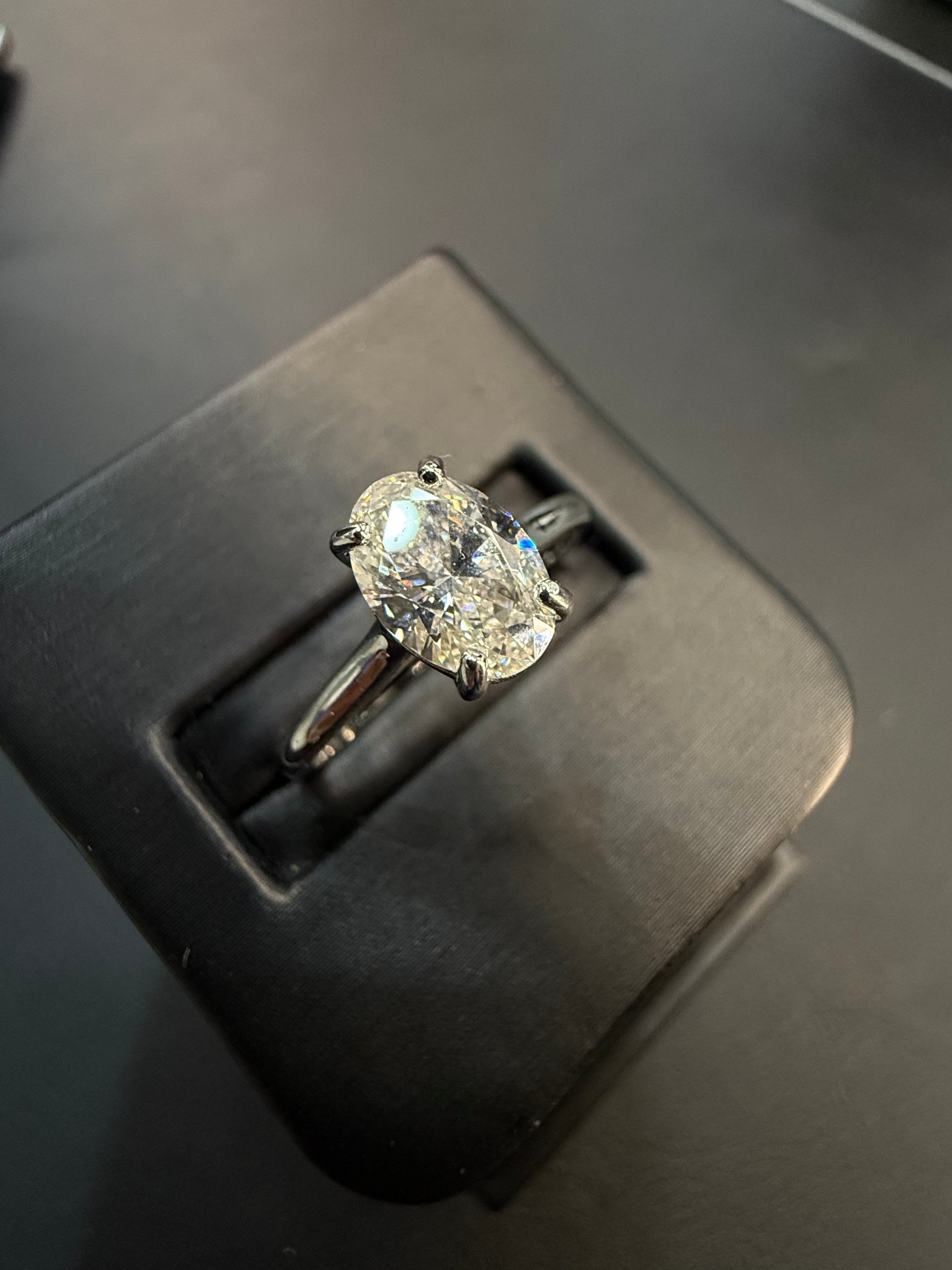 Anillo Compromiso Diamante 1.00ct Oro 14k Blanco