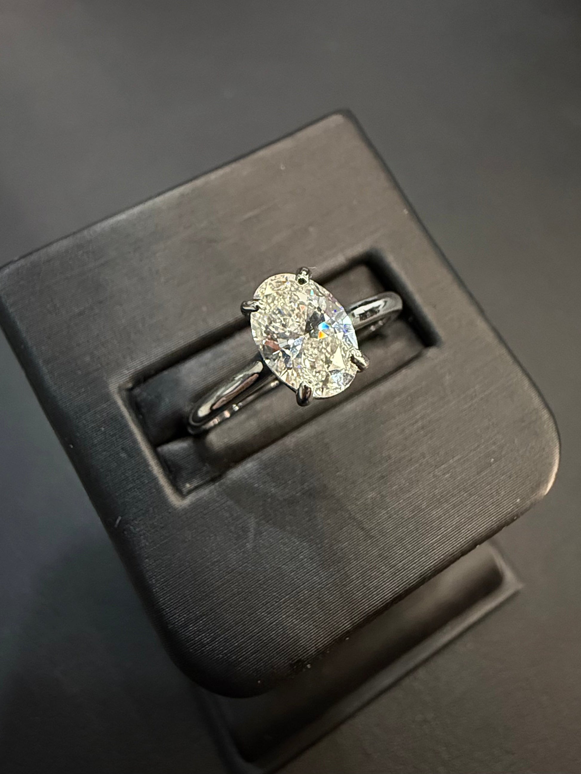 Anillo Compromiso Diamante 1.00ct Oro 14k Blanco