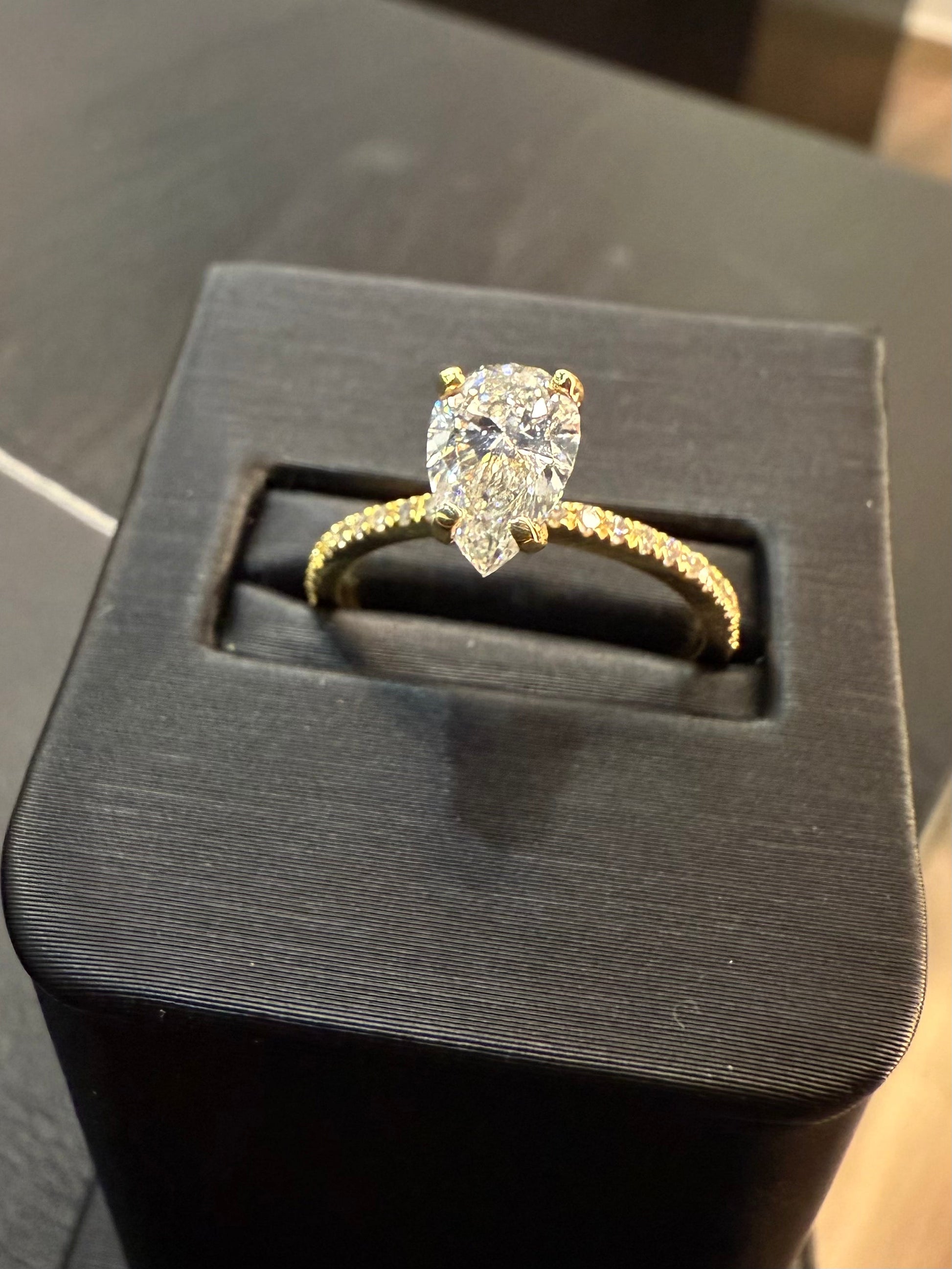 Anillo Compromiso Diamante 1.03ct Oro 14k Amarillo
