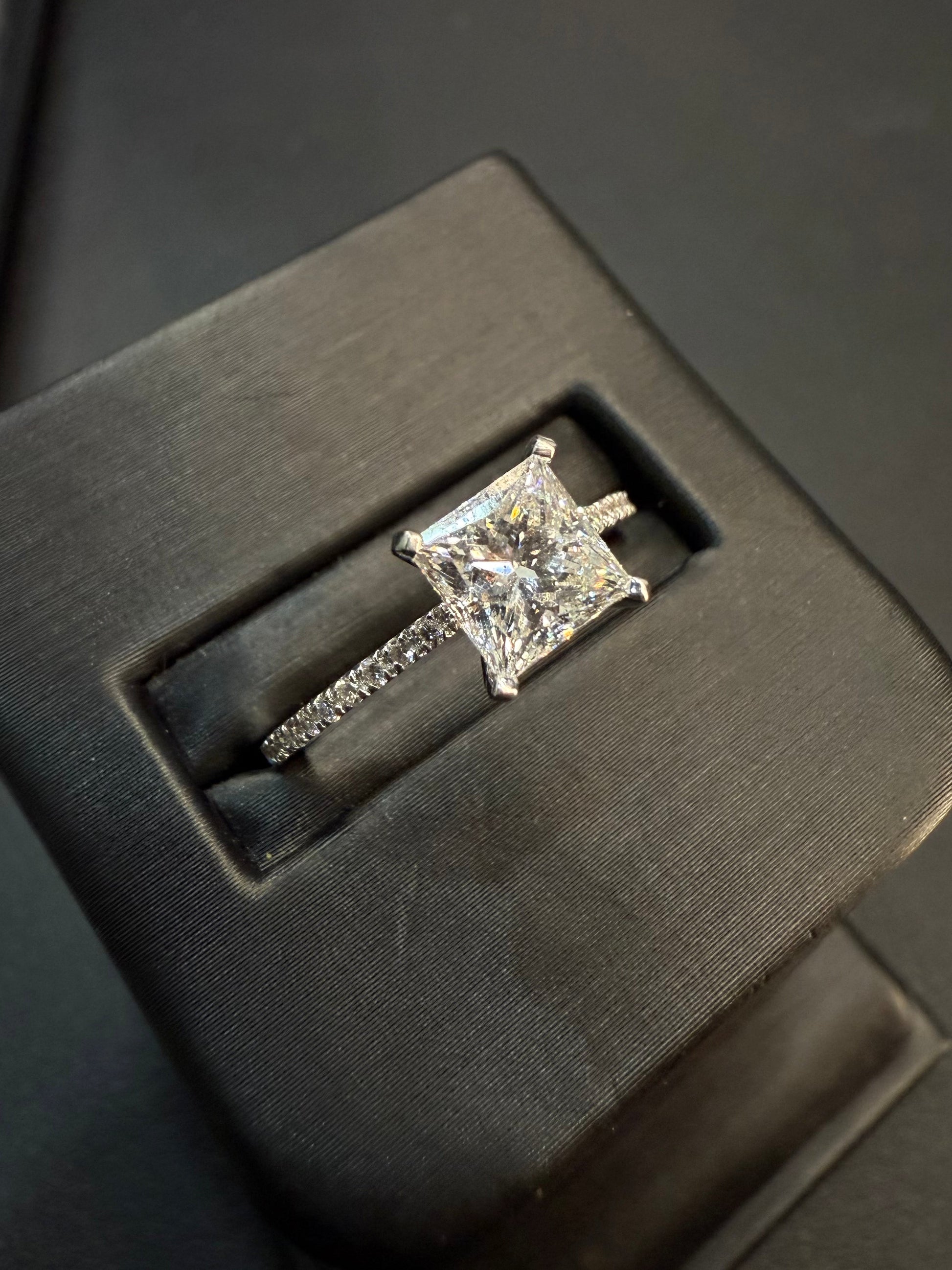 Anillo Compromiso Diamante 1.05ct Oro 14k Blanco