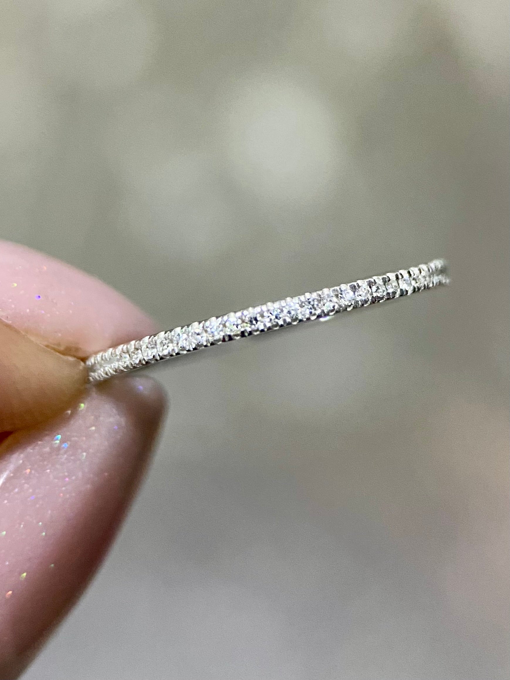 Churumbela Infinita 0.15ct Oro 14k Blanca.            OF2362
