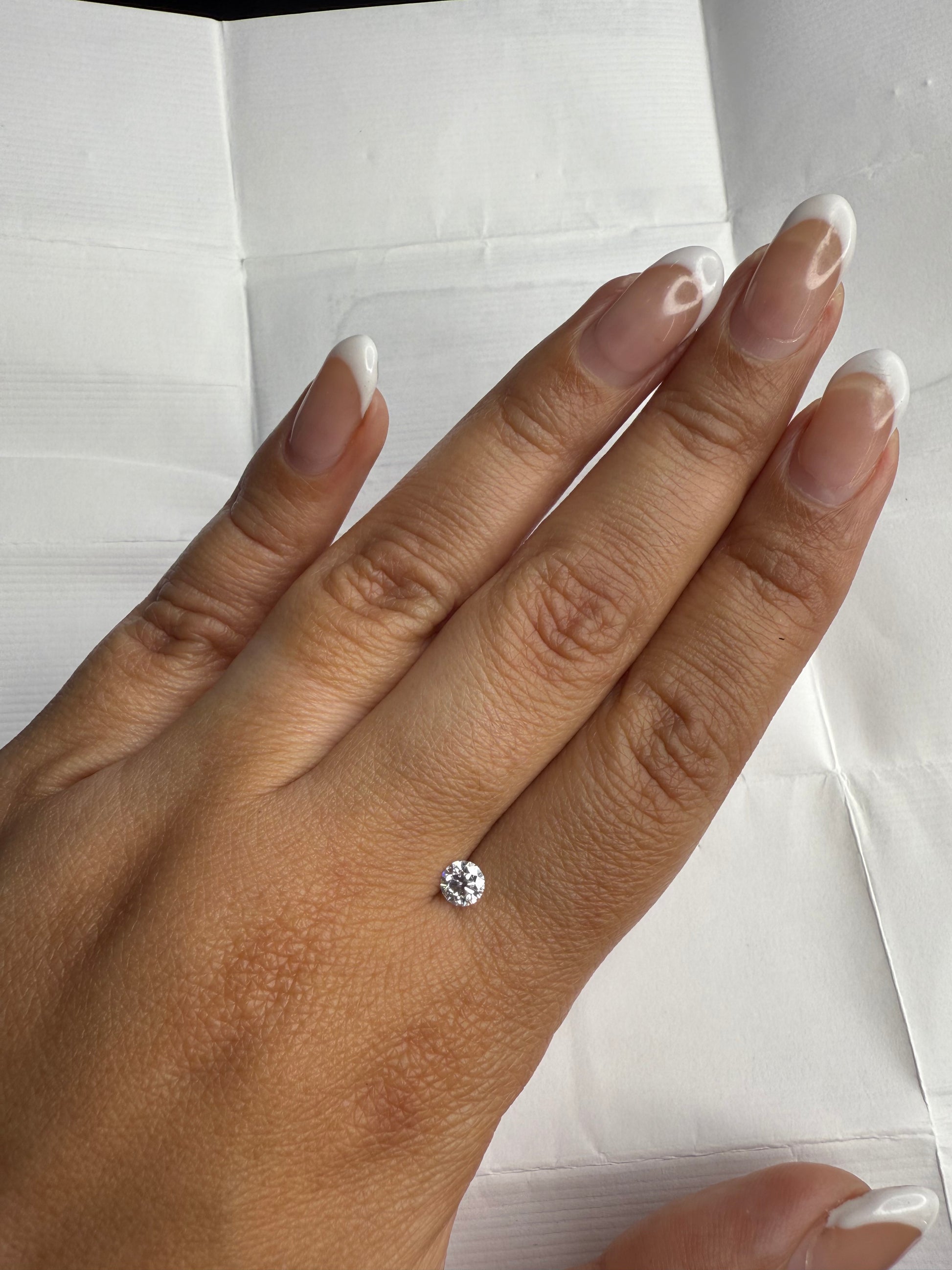 Redondo 0.40ct Diamante GIA