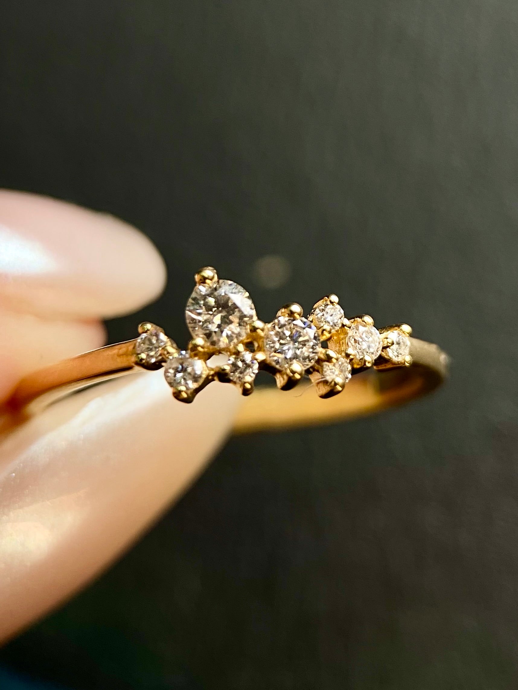 Churumbela Redonda 0.25ct Oro 14k Amarillo.            OF2351