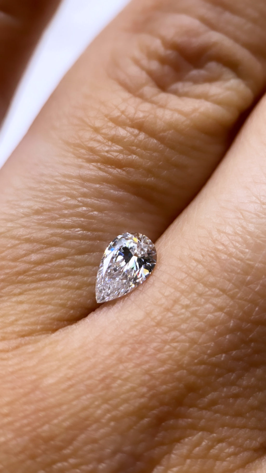 Pera 0.51ct Diamante GIA