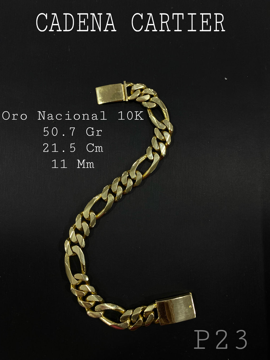 Esclava de Oro 10k Amarillo 50 grms