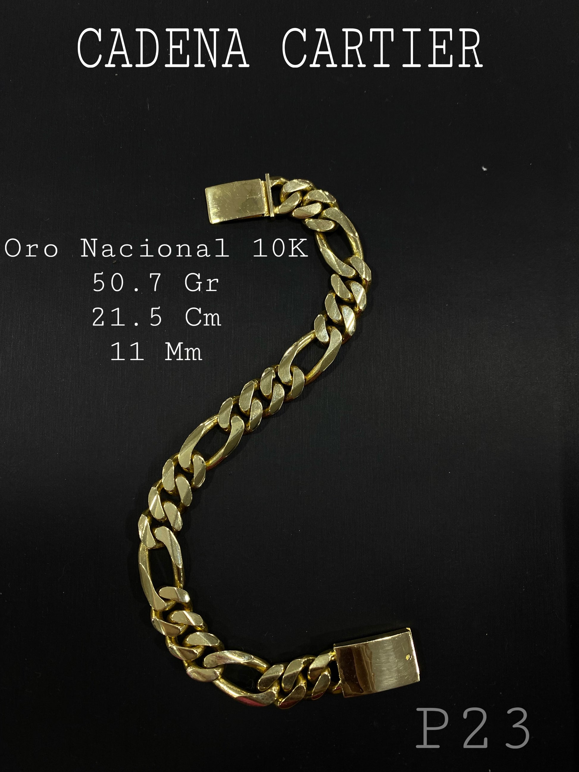 Esclava de Oro 10k Amarillo 50 grms