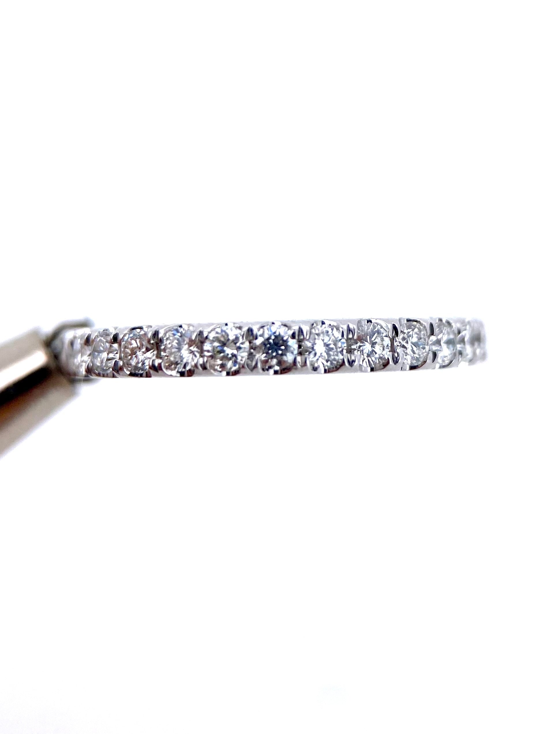 Churumbela Diamantes 0.42ct Oro 14k Blanco.            OF2366