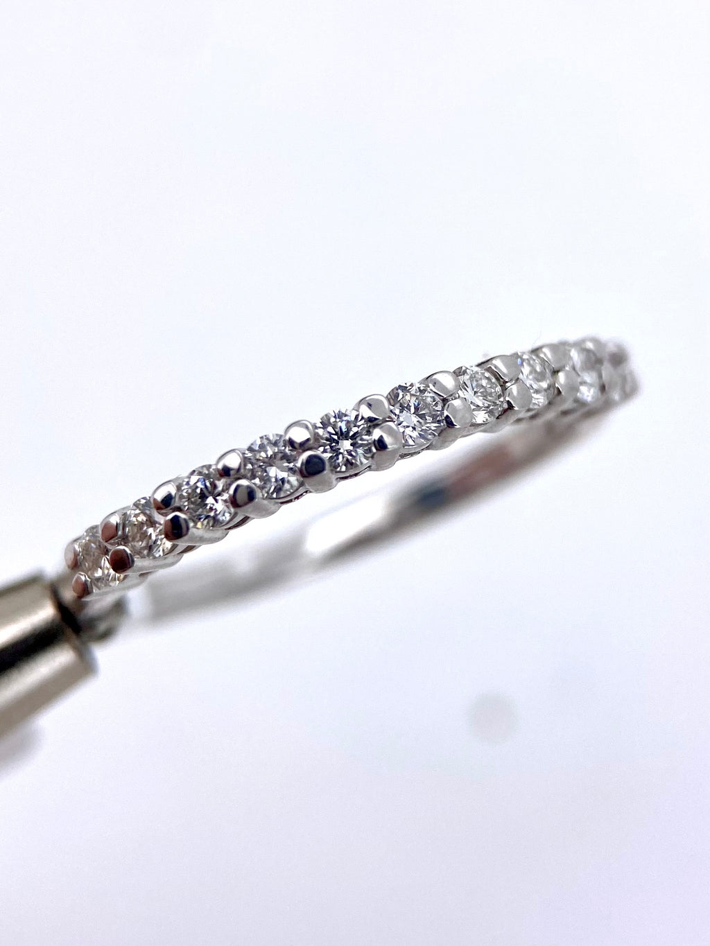 Churumbela Diamantes 0.33ct Oro 14k Blanco.            OF2380