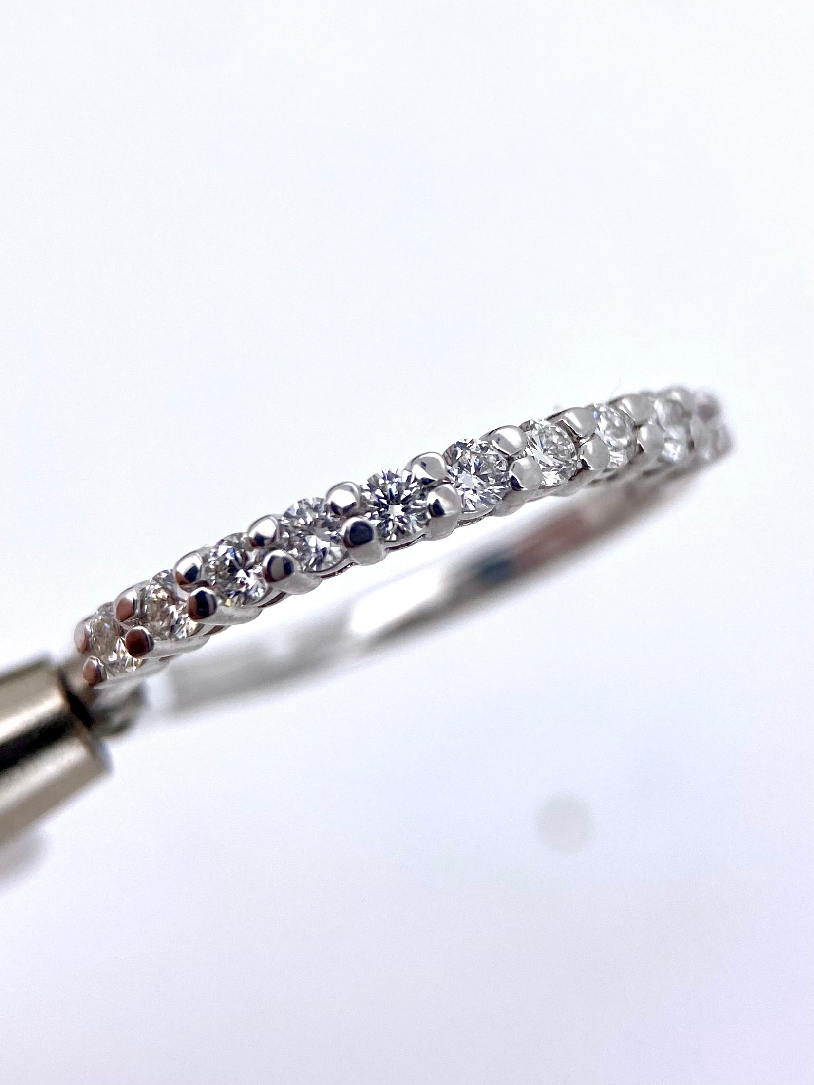 Churumbela Diamantes 0.33ct Oro 14k Blanco.            OF2380