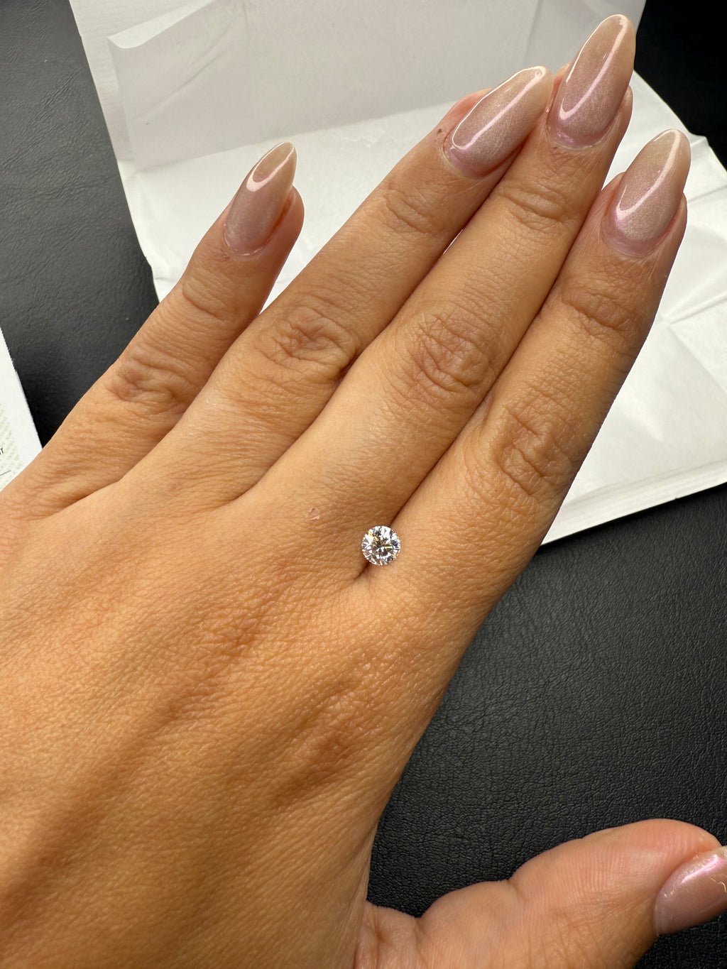 Redondo 0.55ct Diamante GIA