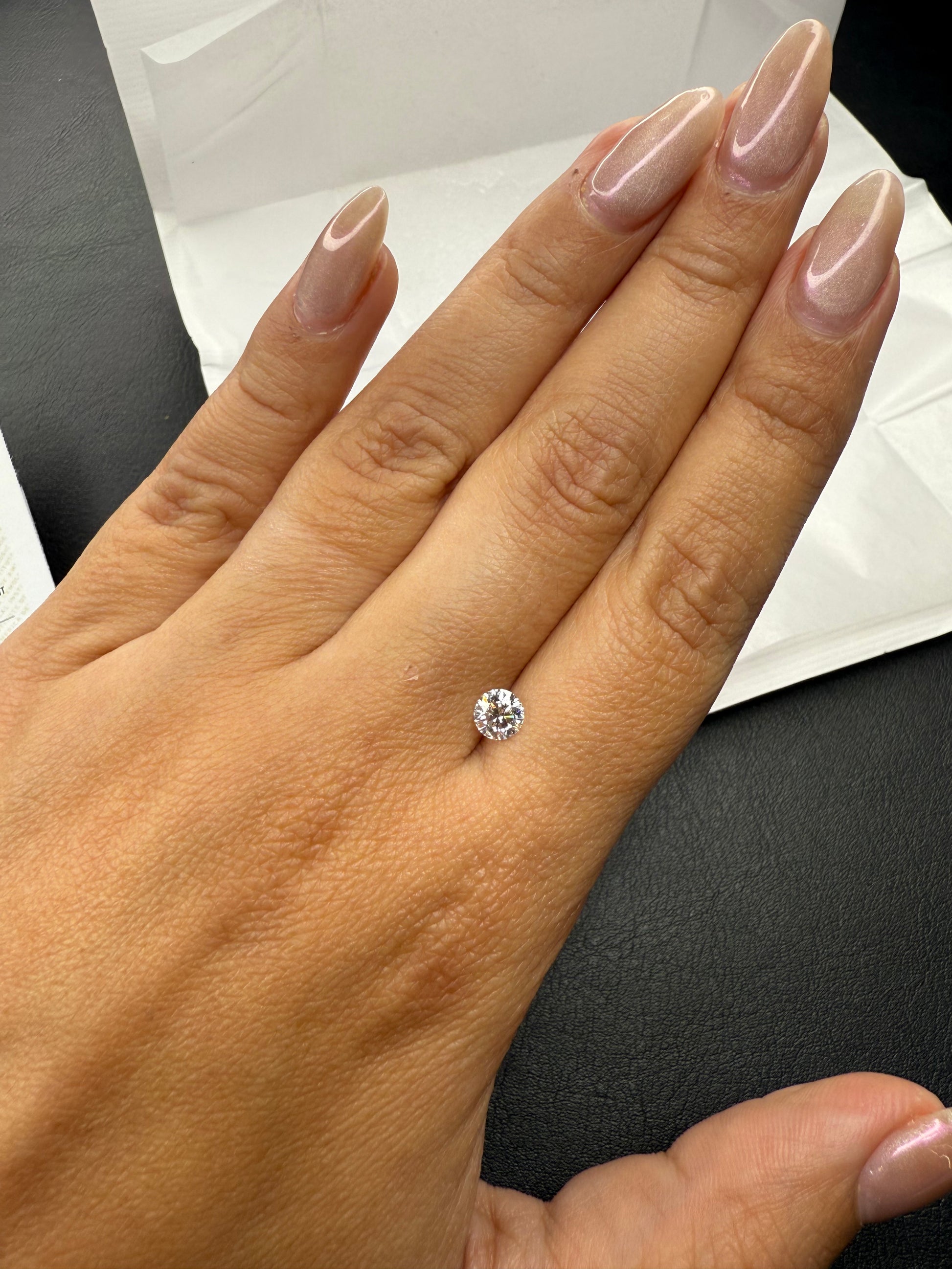 Redondo 0.55ct Diamante GIA