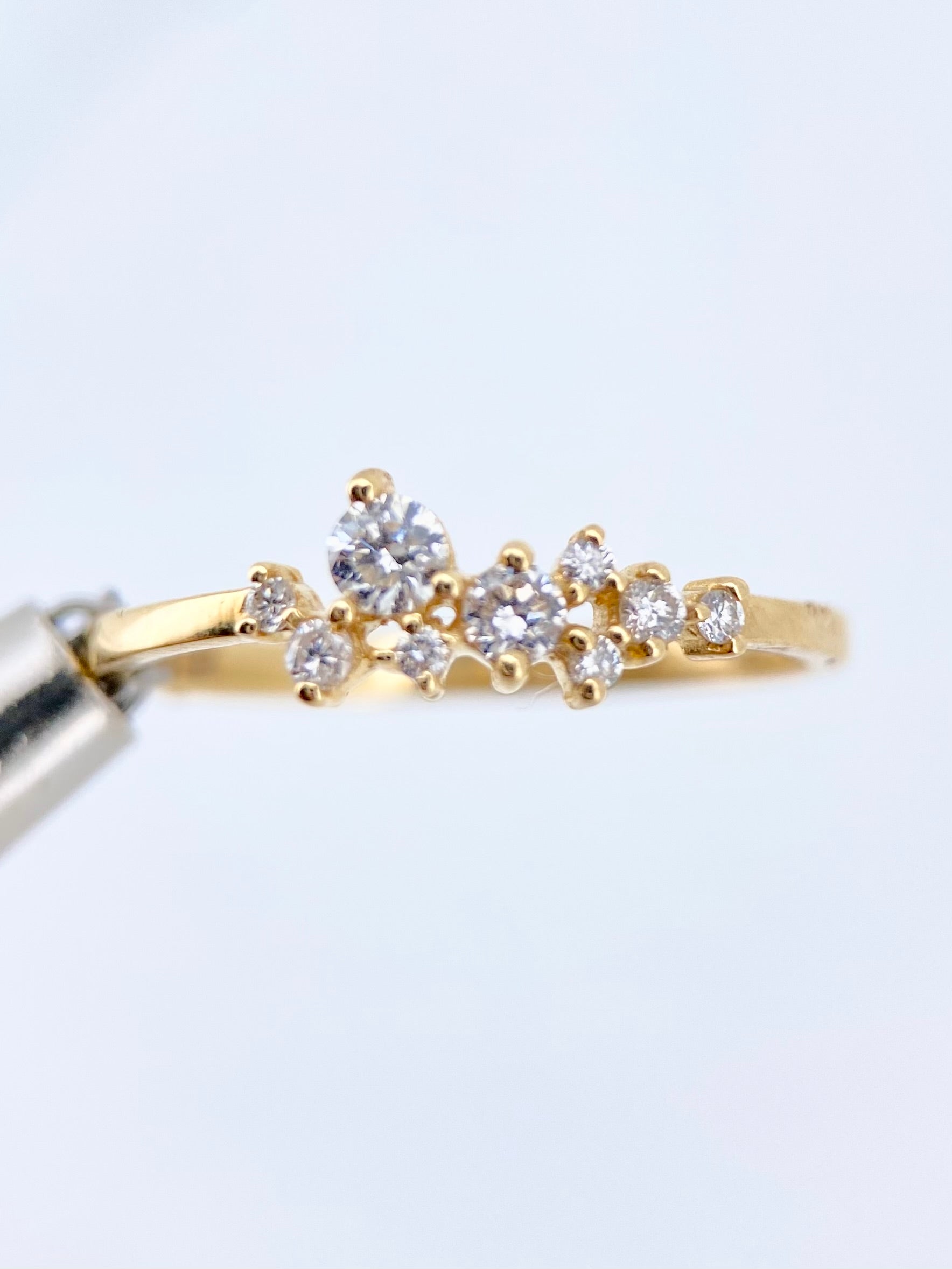 Churumbela Redonda 0.25ct Oro 14k Amarillo.            OF2351