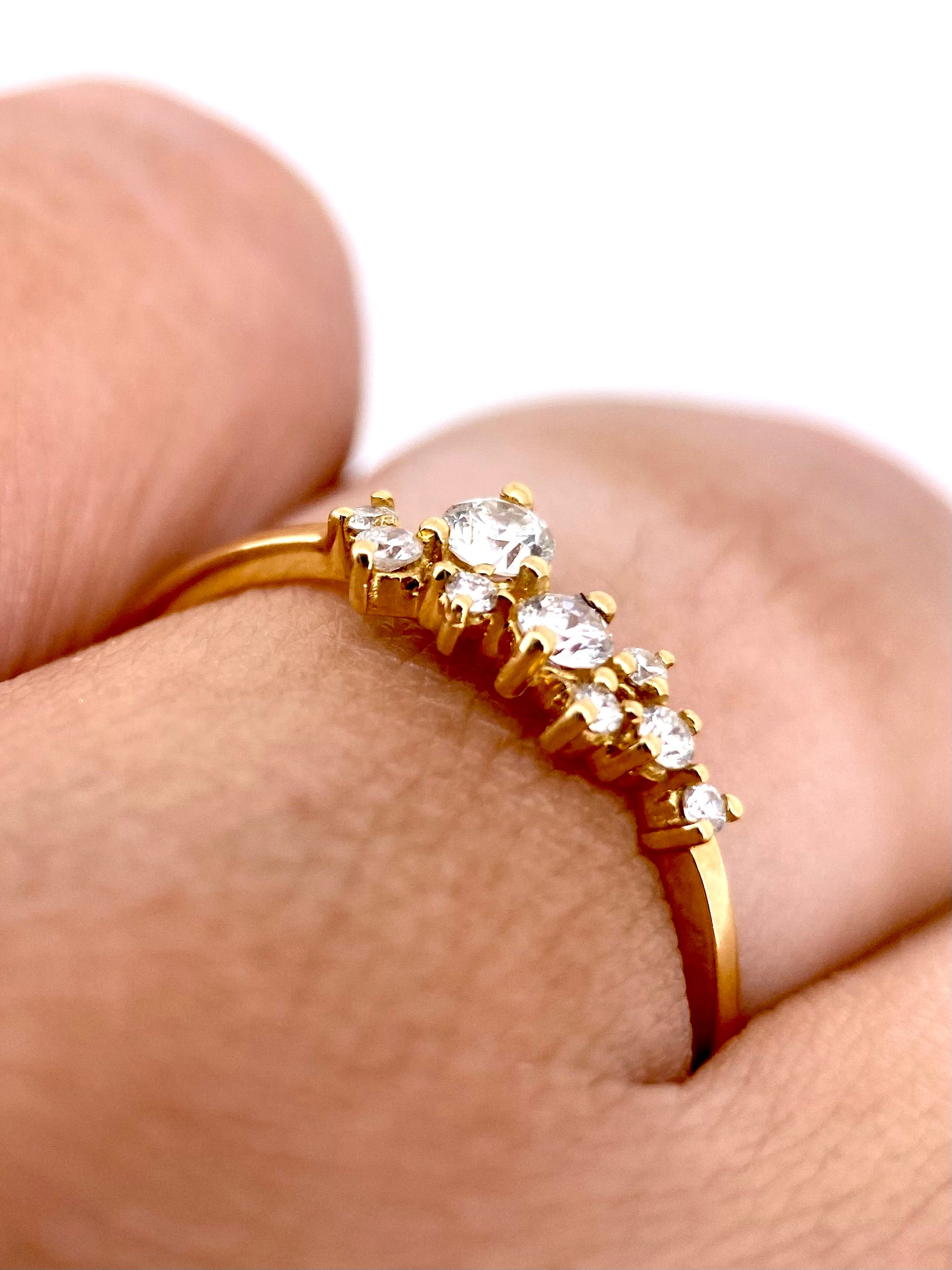 Churumbela Redonda 0.25ct Oro 14k Amarillo.            OF2351