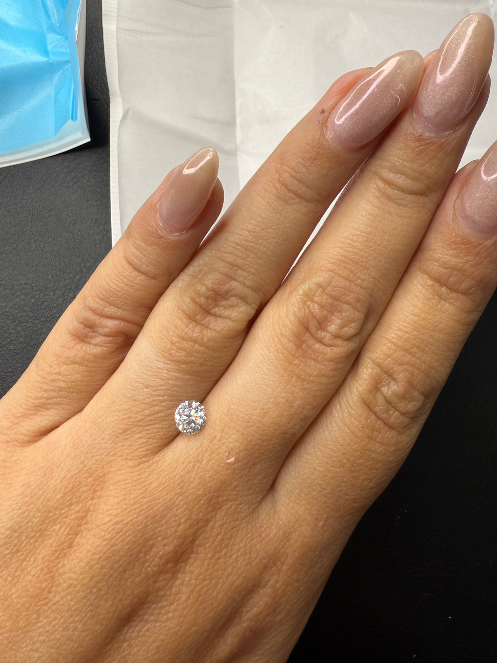 Redondo 0.70ct Diamante GIA