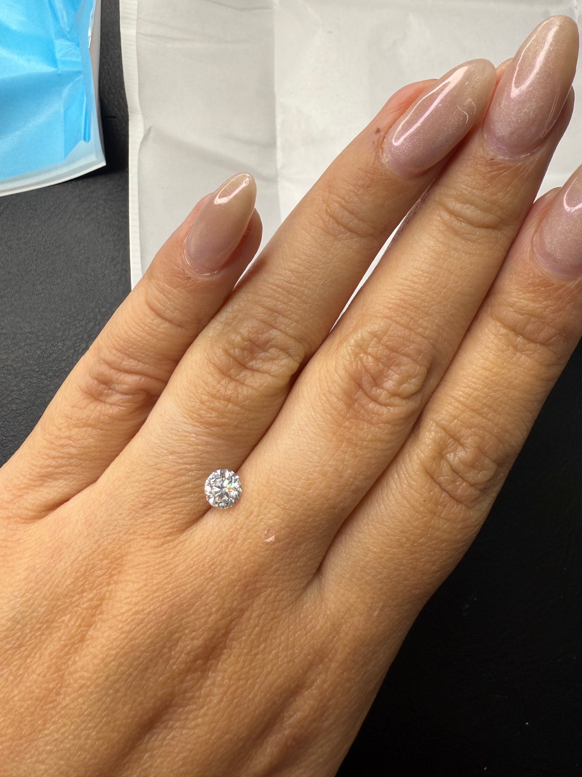 Redondo 0.70ct Diamante GIA