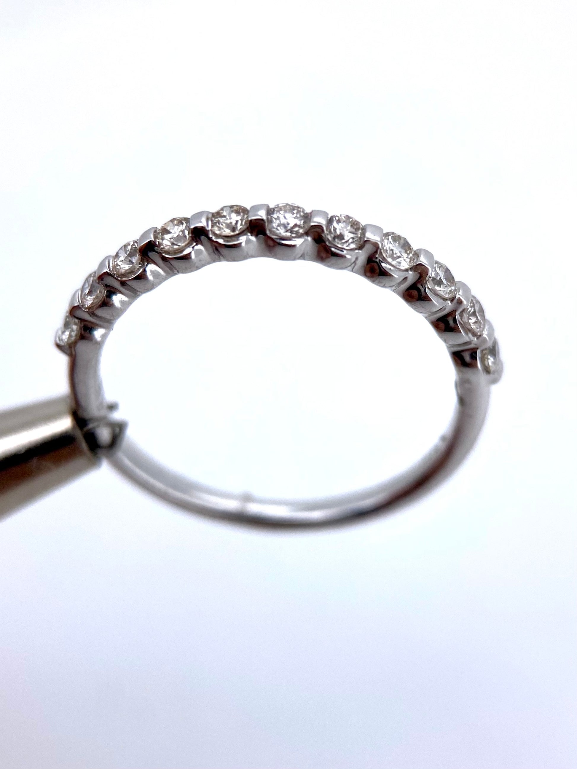 Churumbela Diamantes 0.35ct Oro 14k Blanco.            OF2365