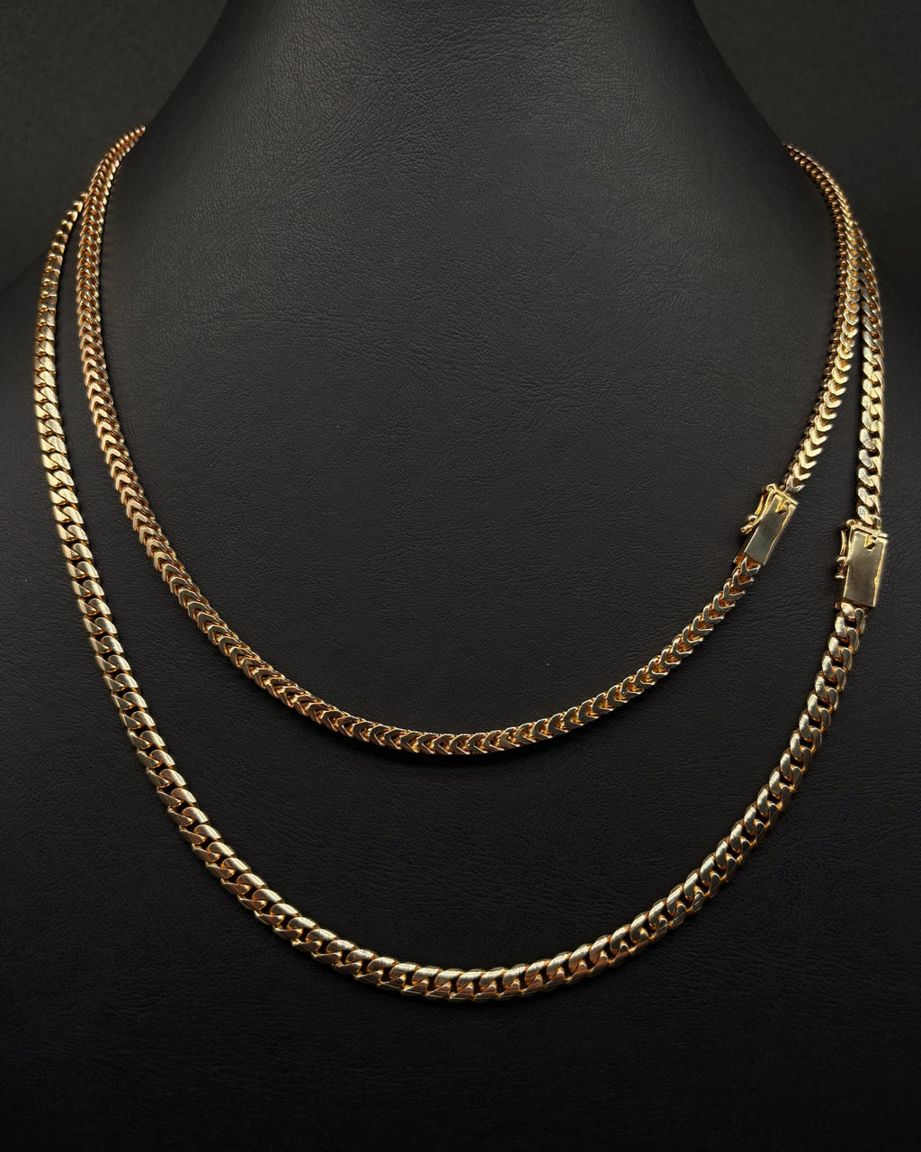 Cadena de Oro 10k Amarillo Tejido Espiga