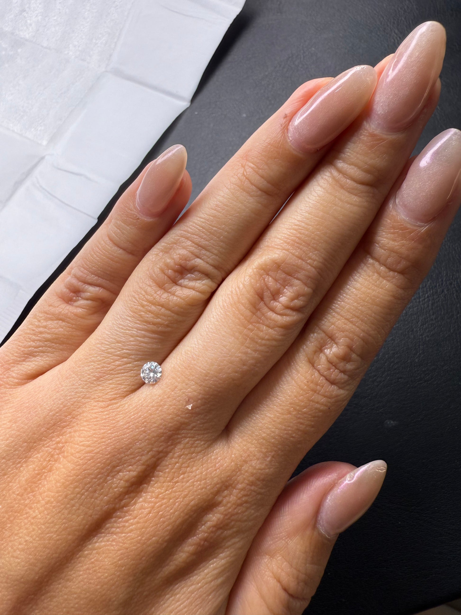 Redondo 0.30ct Diamante GIA