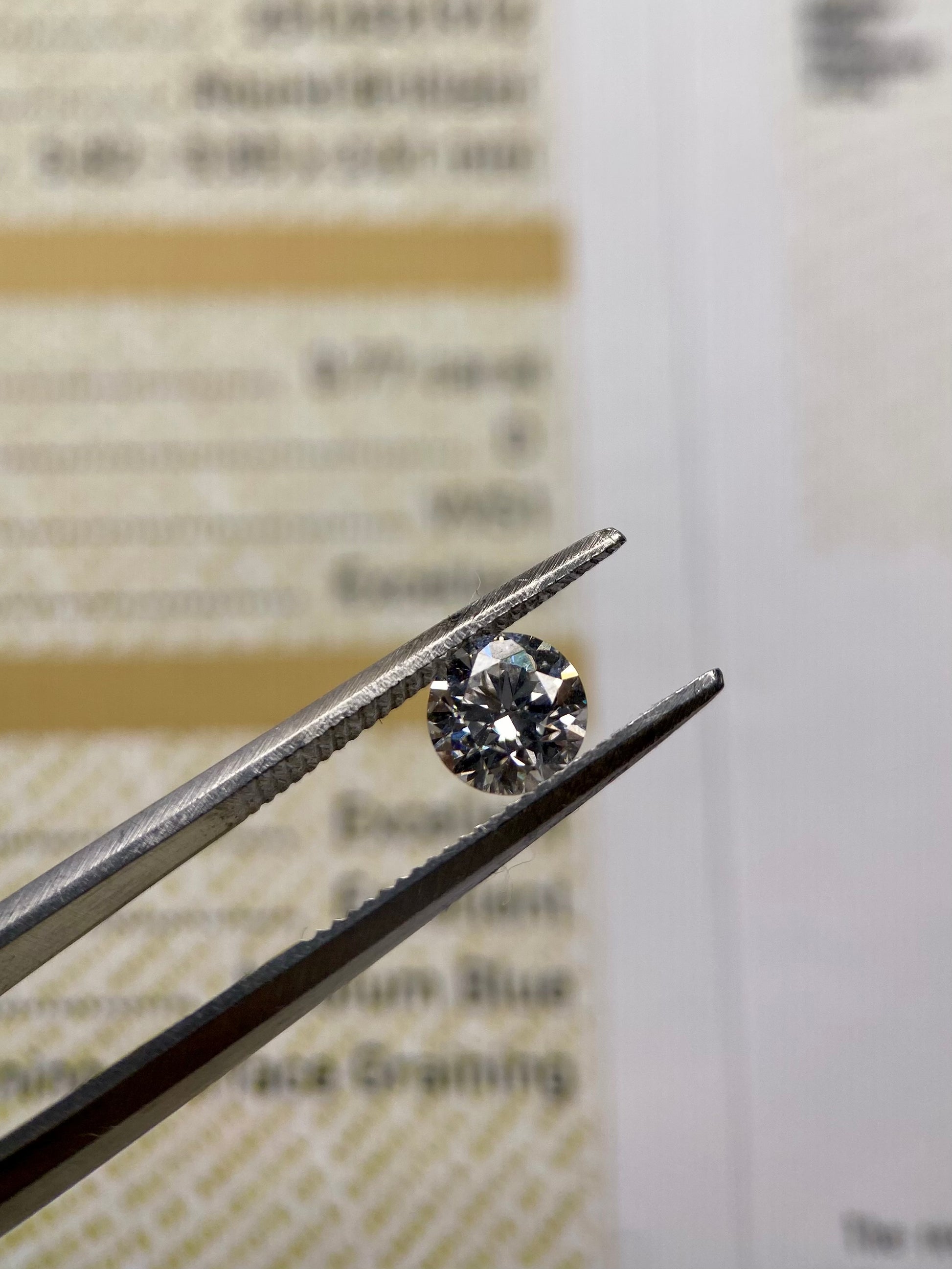 Redondo 0.77ct Diamante GIA