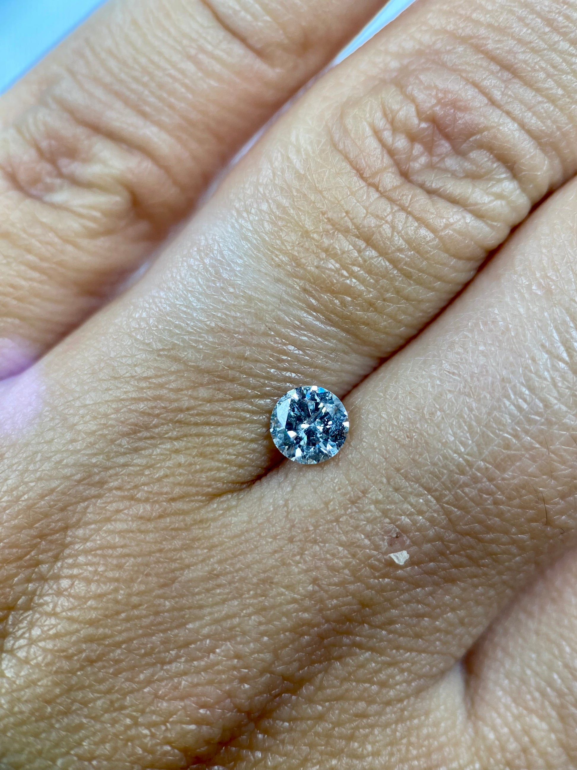 Redondo 0.52ct Diamante GIA