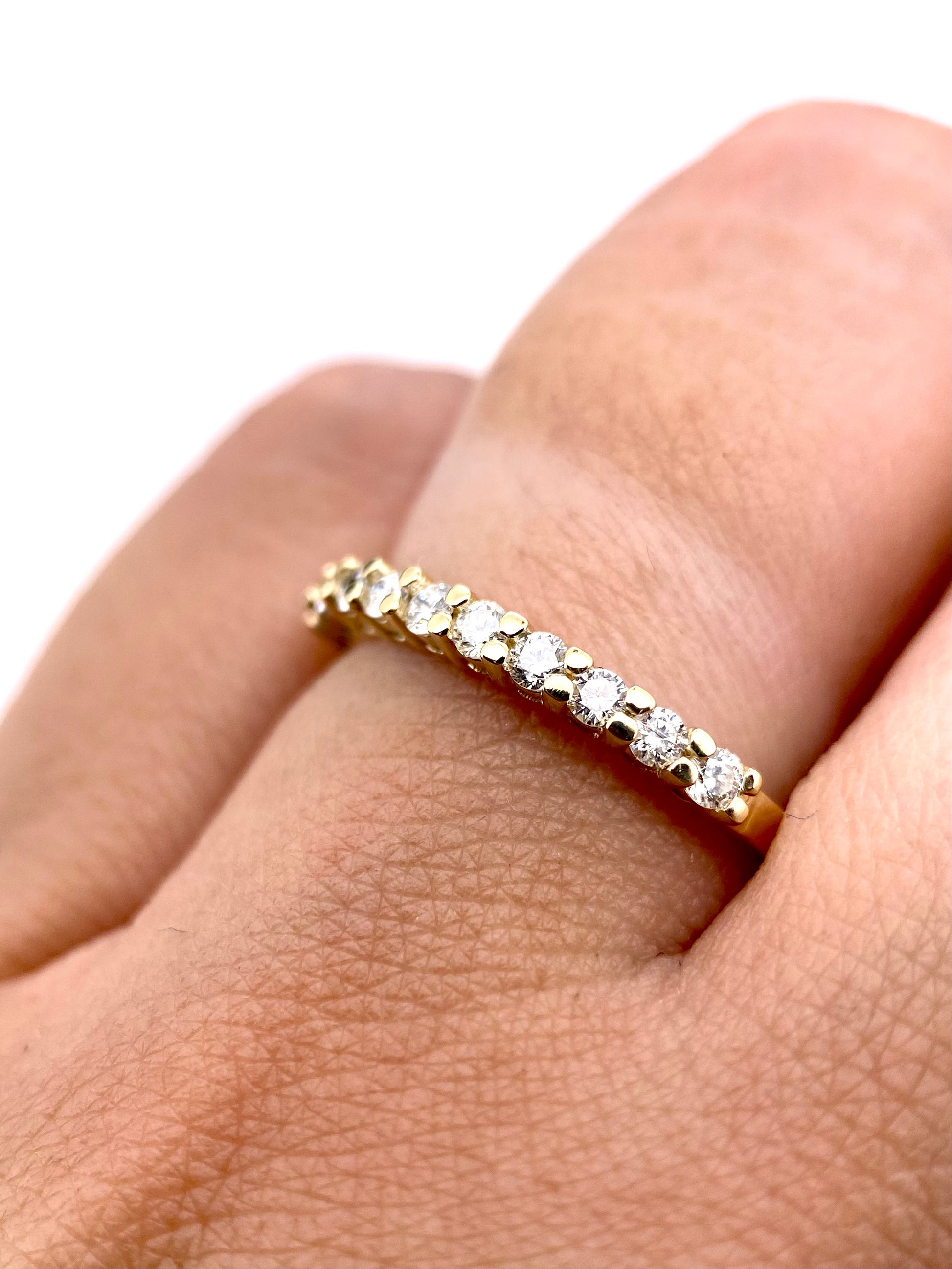 Churumbela Diamantes 0.33ct Oro 14k Amarillo.            OF2379