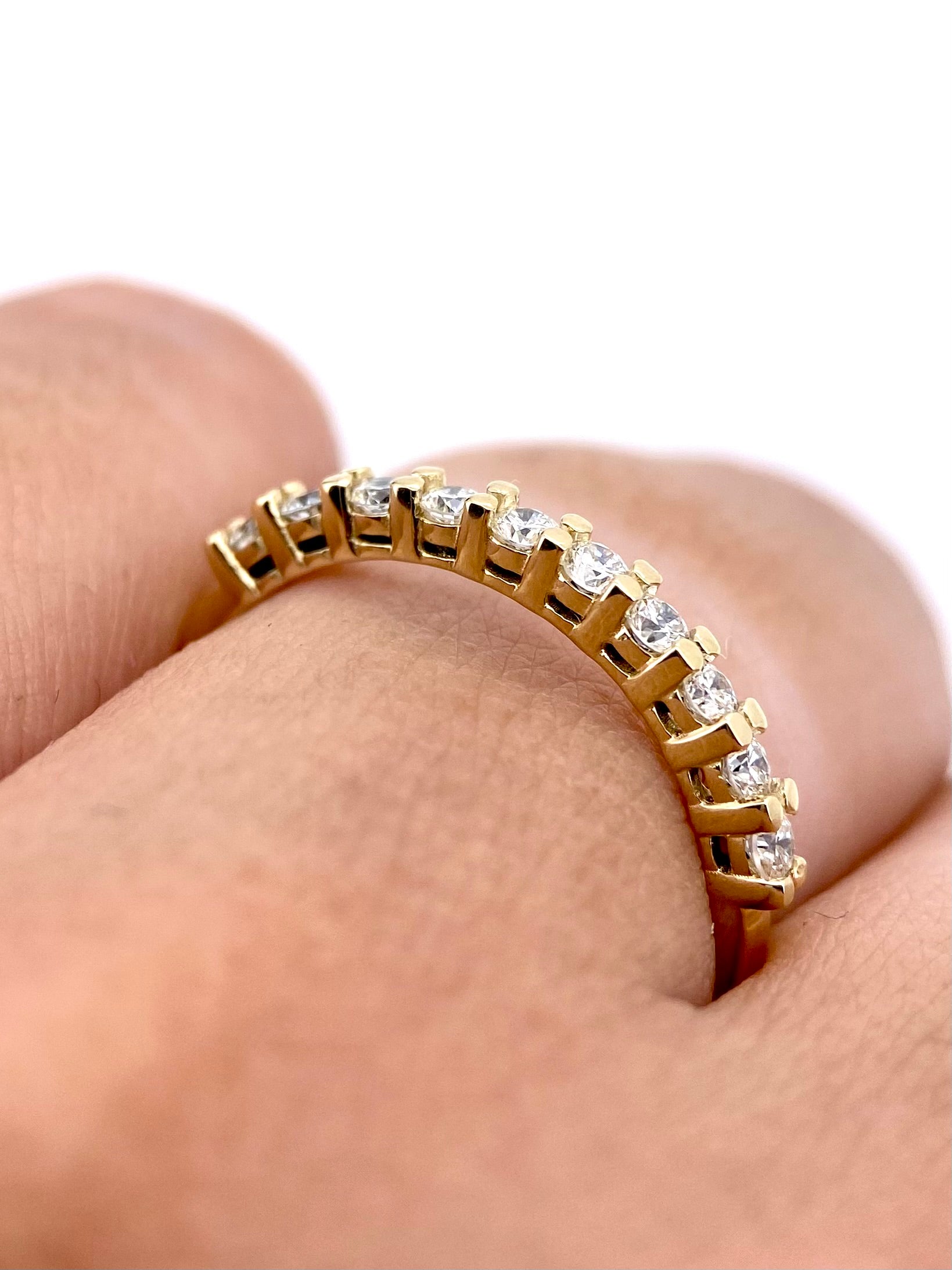 Churumbela Diamantes 0.33ct Oro 14k Amarillo.            OF2379