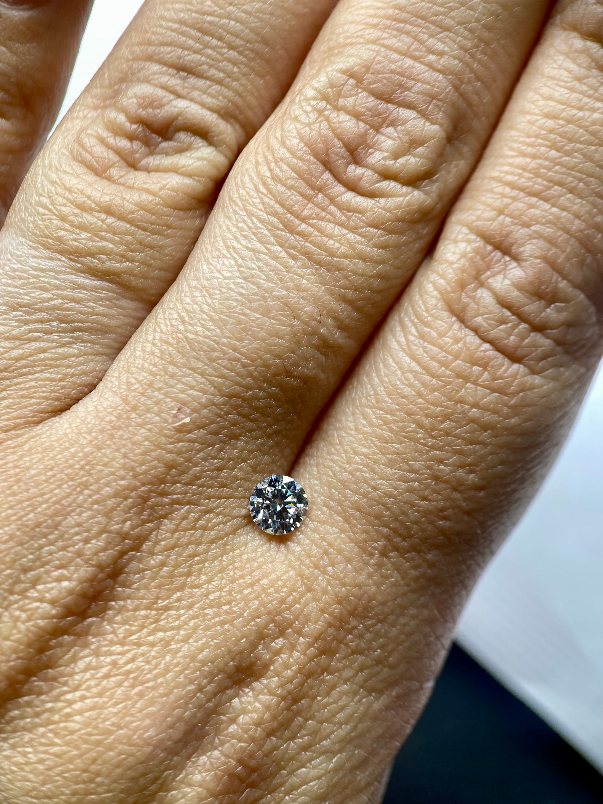 Redondo 0.50ct Diamante GIA