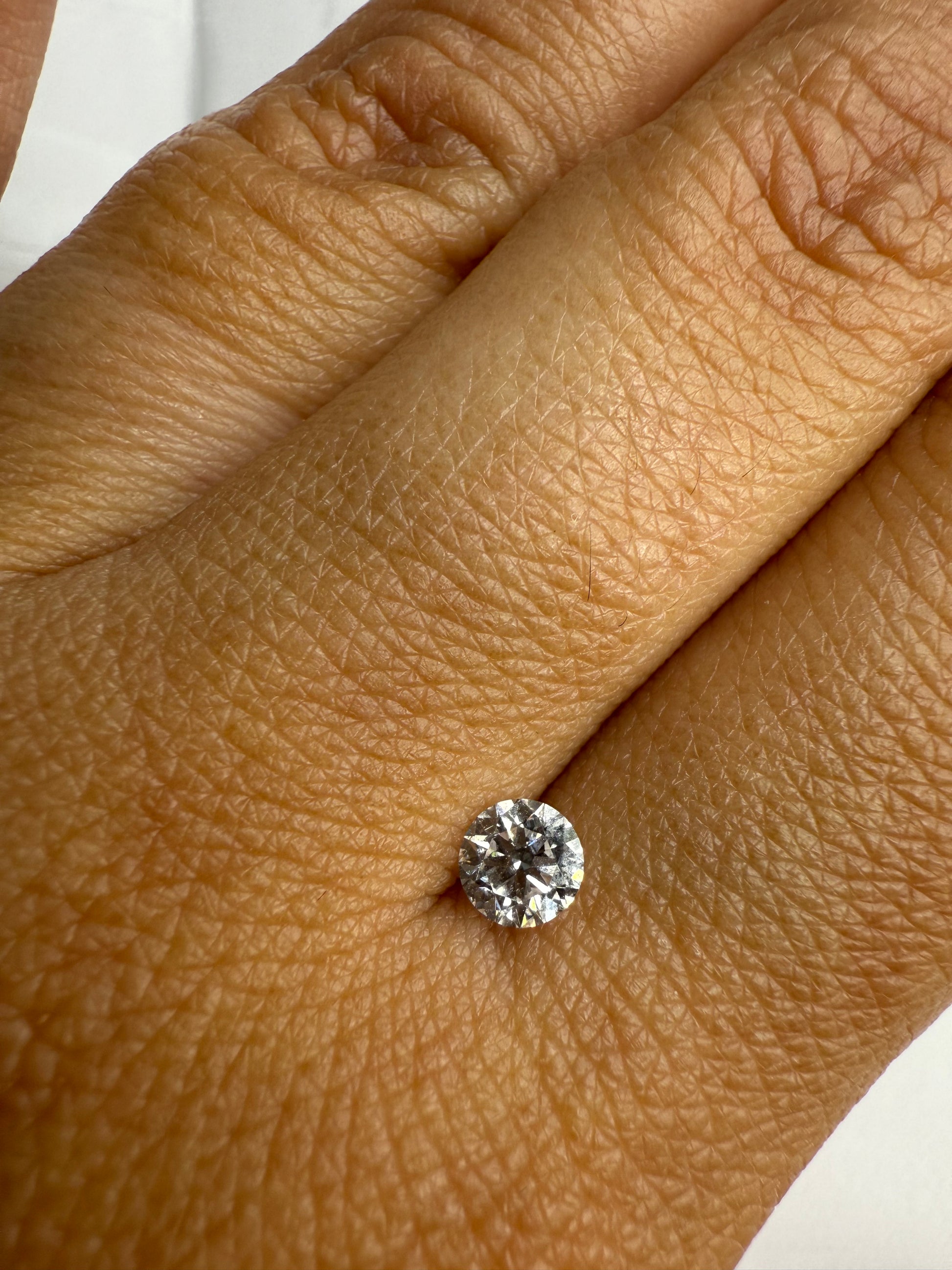 Redondo 0.40ct Diamante GIA