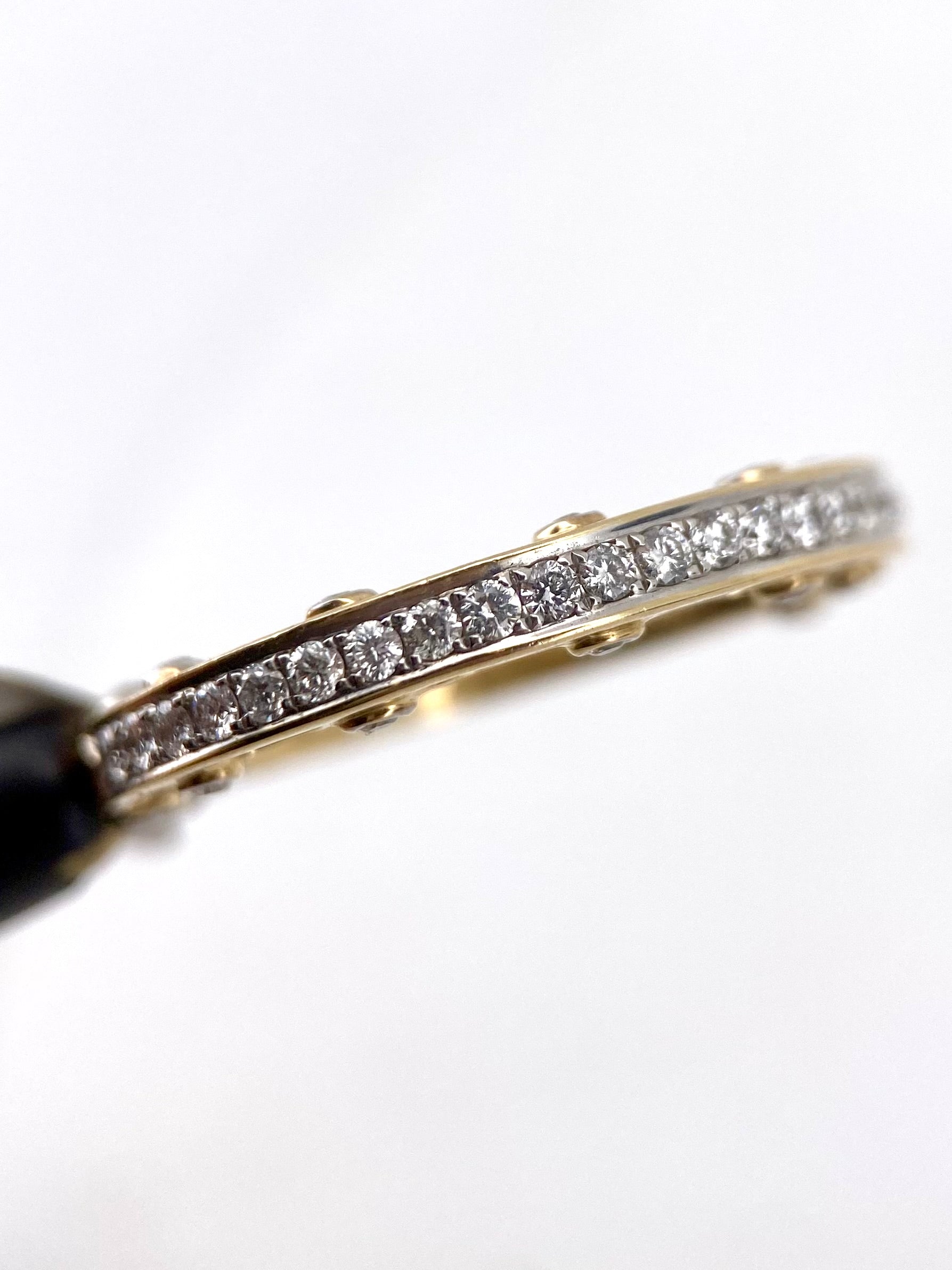 Churumbela con Diamantes Naturales Redondos 0.40ct Oro 14k Amarillo.            OF2193