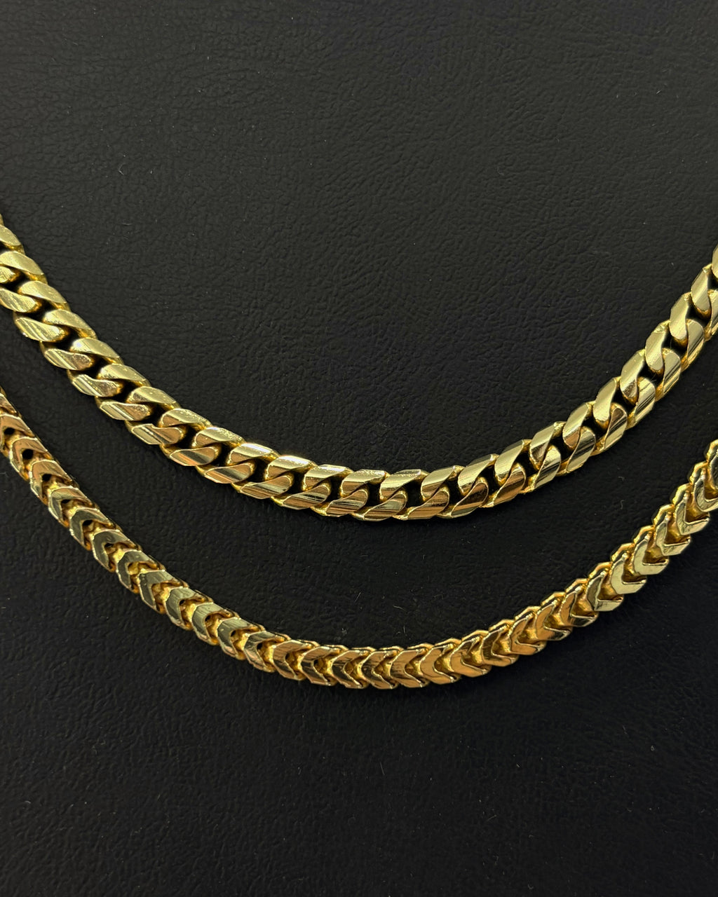 Cadena de Oro 10k Amarillo Tejido Espiga