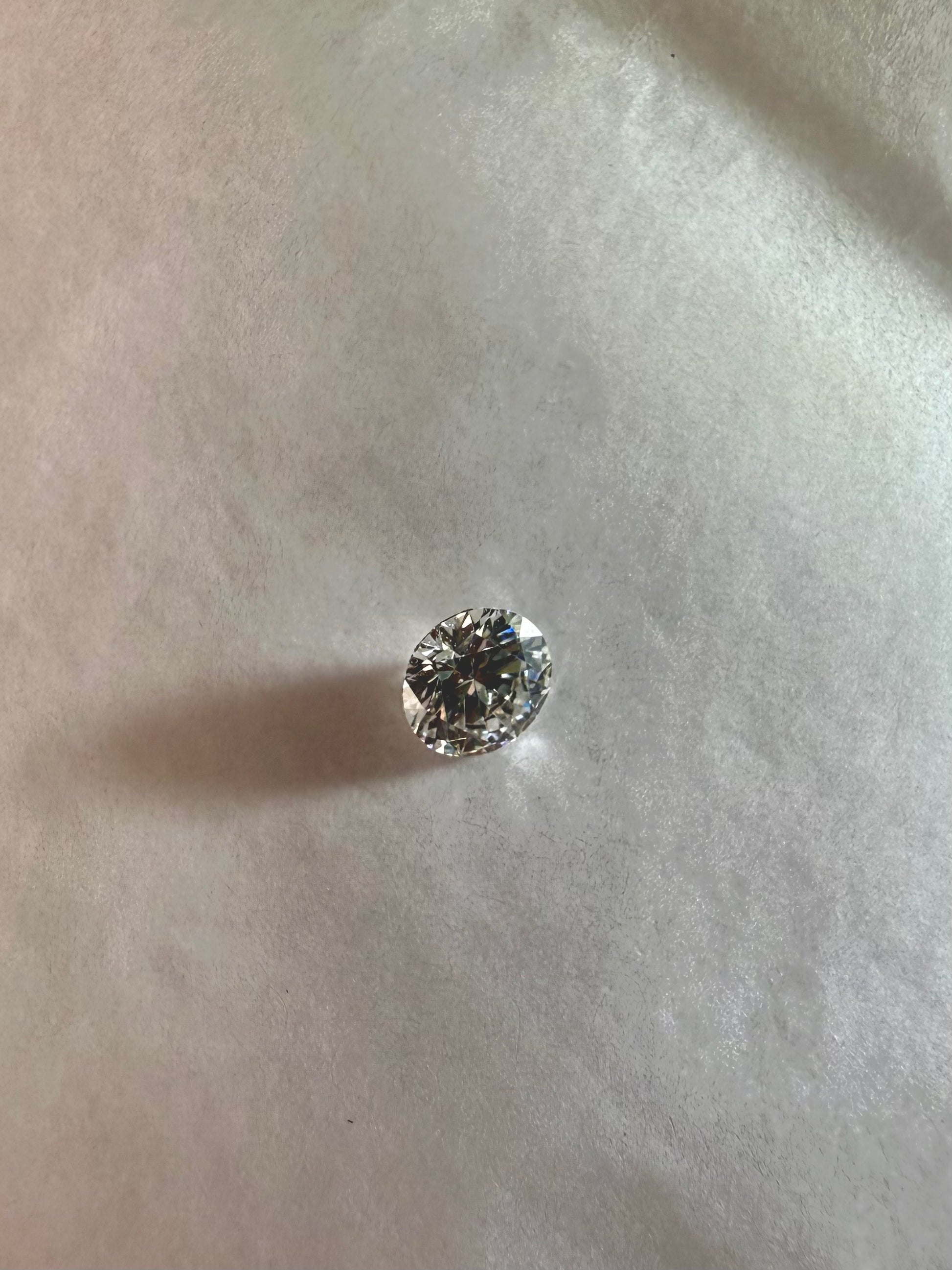 Redondo 0.33ct Diamante GIA