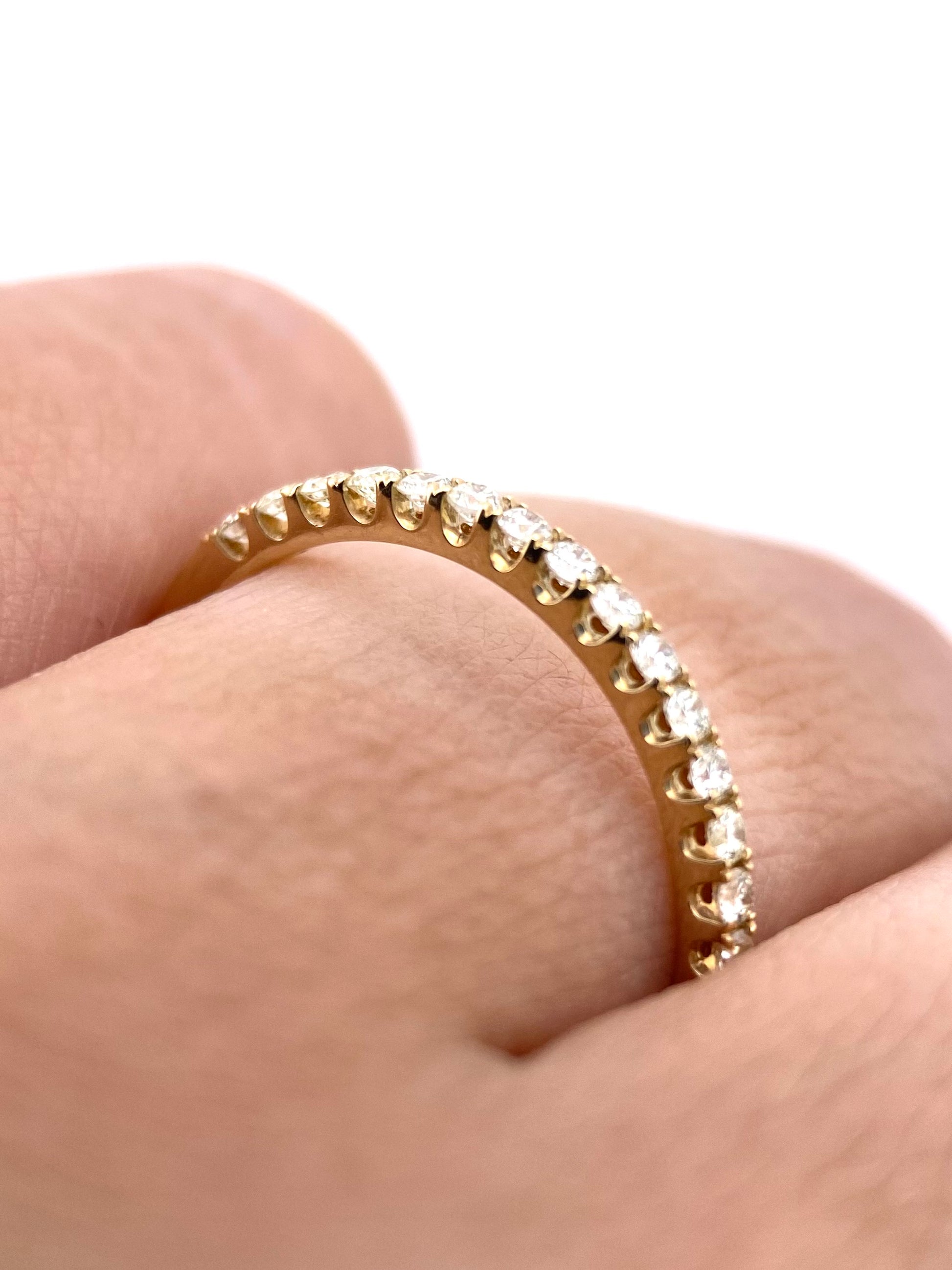 Churumbela Redonda 0.26ct Oro 14k Amarillo.            OF2348