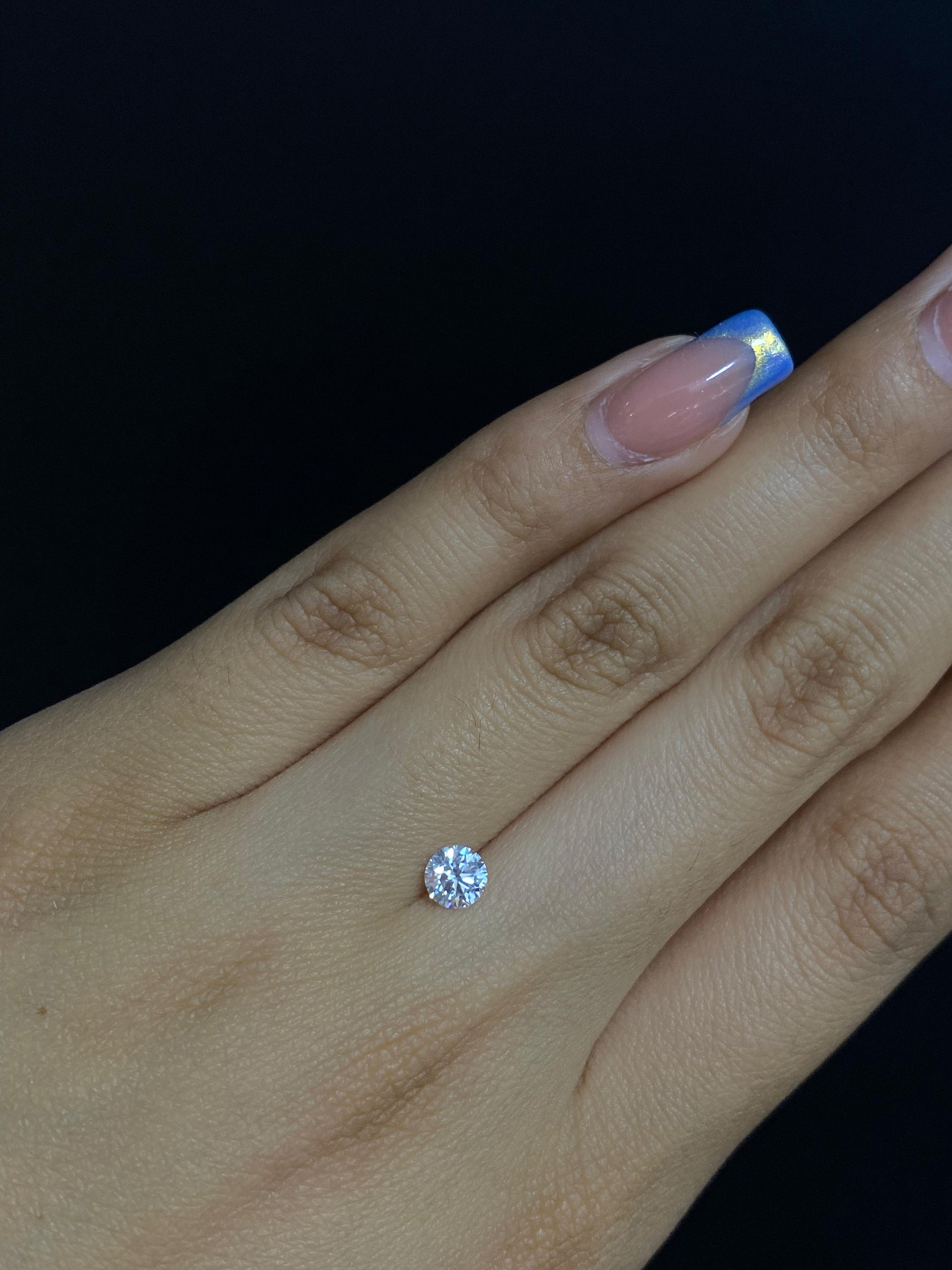 Redondo 0.44ct Diamante GIA