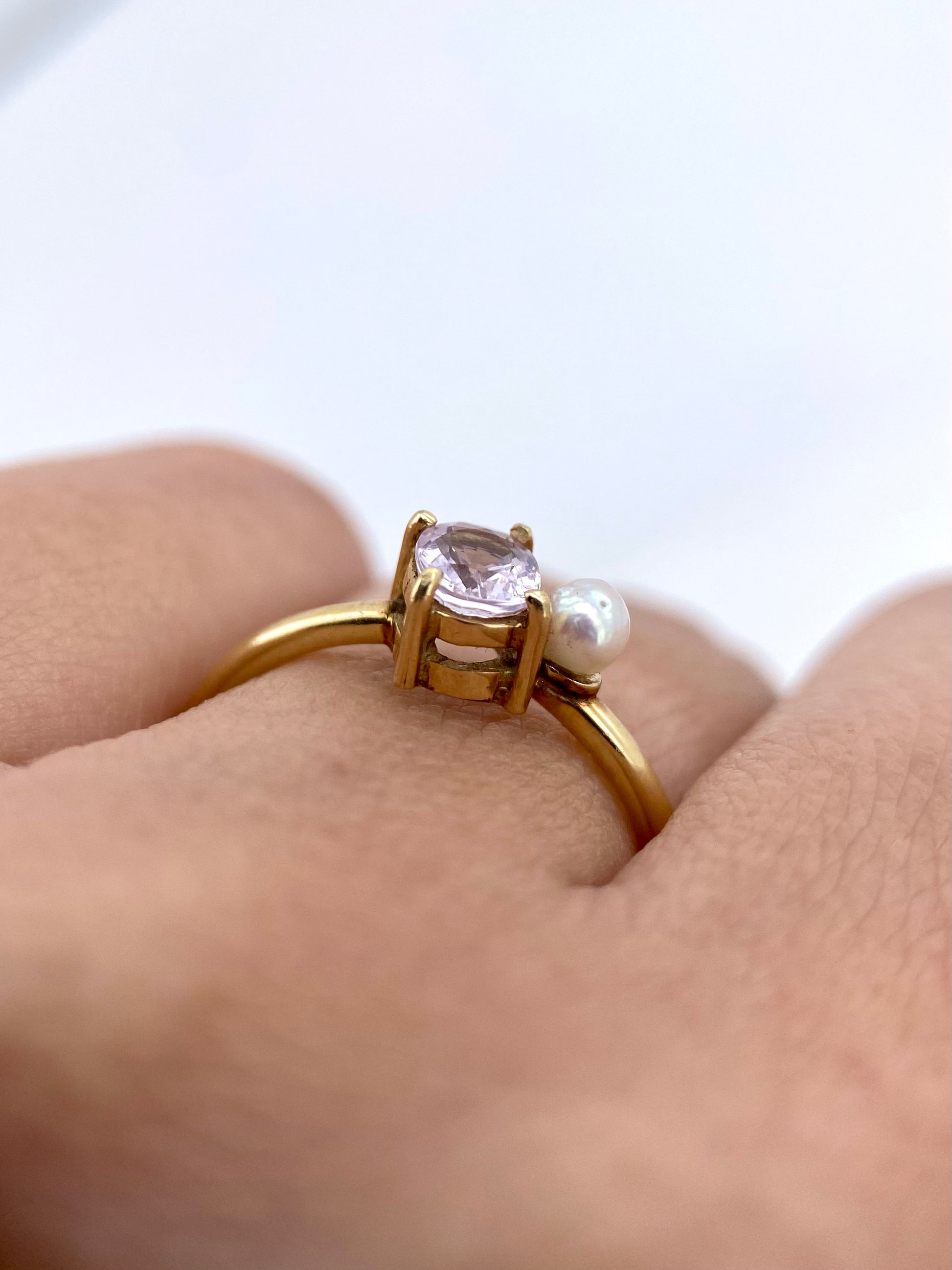 Oro Amarillo 14k Oval 0.56 de Zafiro Natural                         Anillo Compromiso OF2035