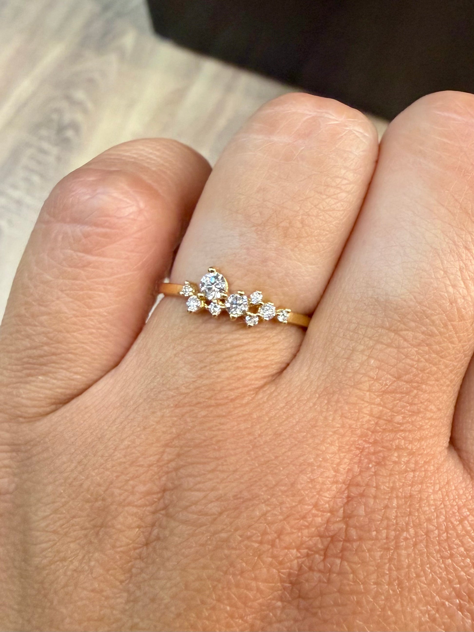 Churumbela Redonda 0.25ct Oro 14k Amarillo.            OF2351