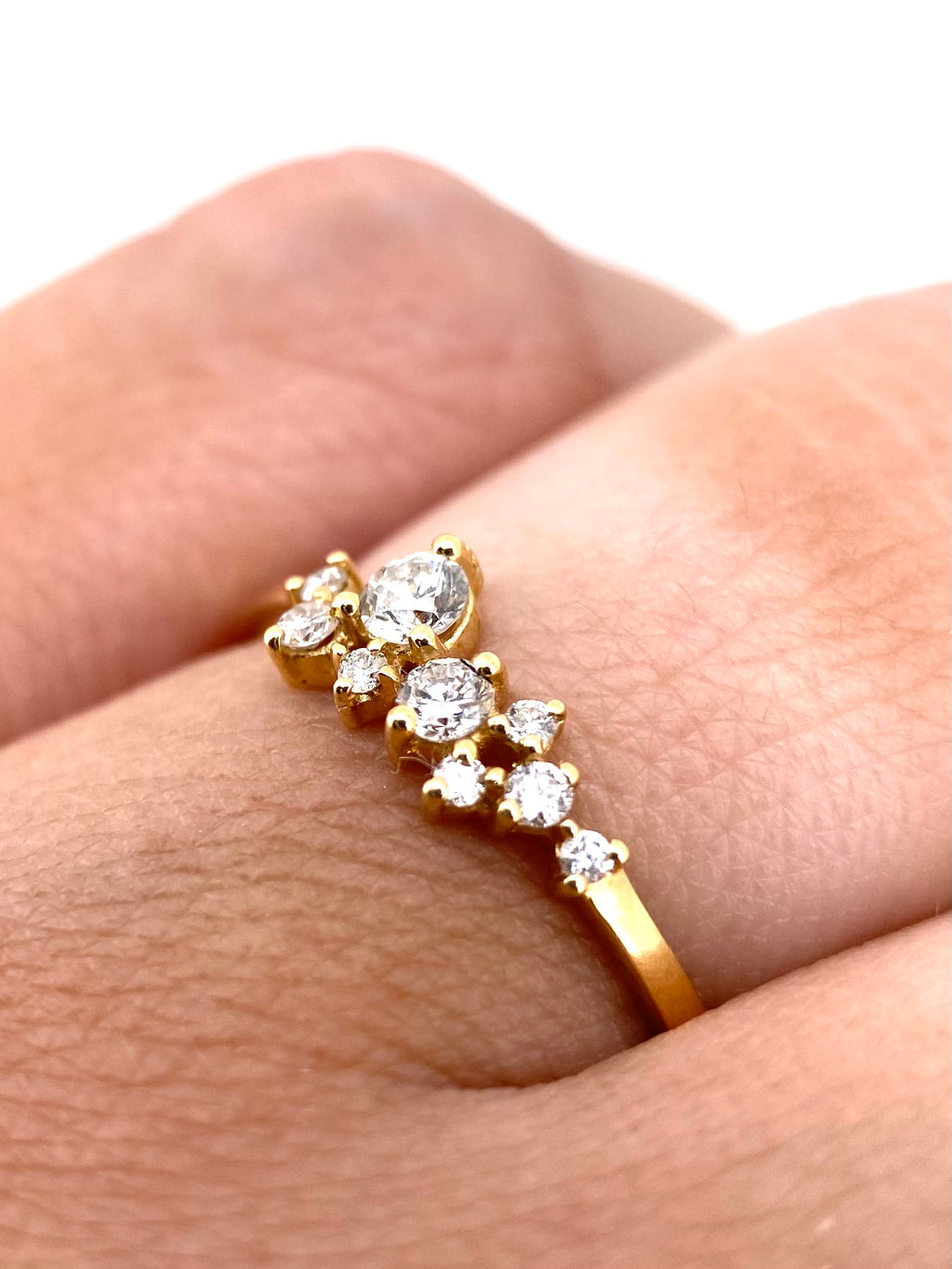 Churumbela Redonda 0.25ct Oro 14k Amarillo.            OF2351