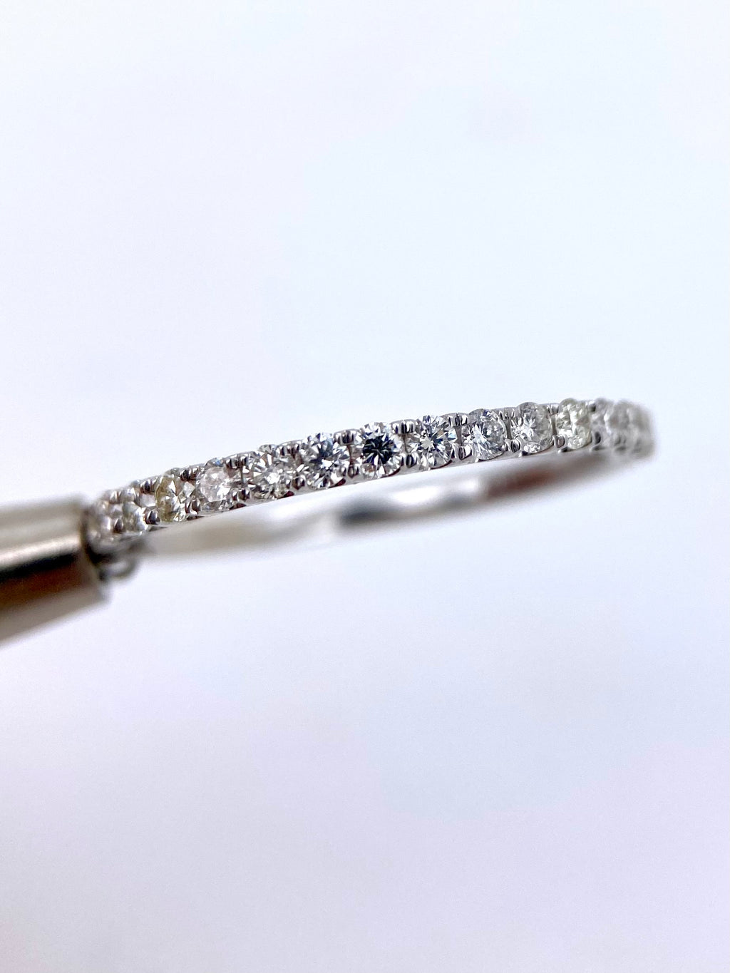 Churumbela 0.35ct Oro 14k Blanco.            OF2361