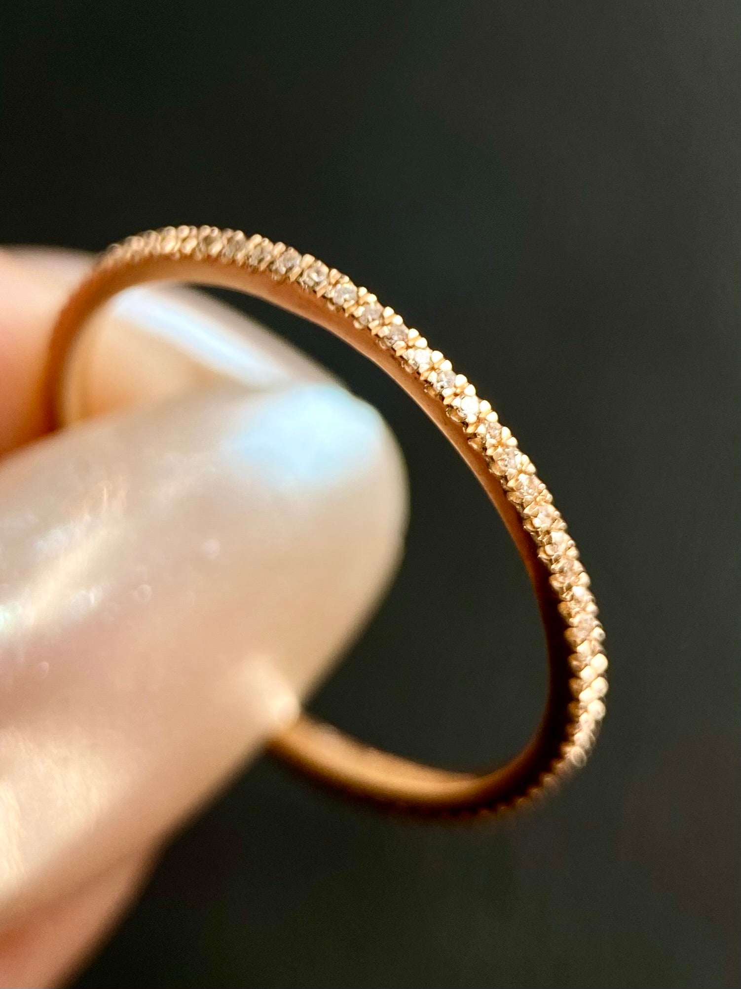 Churumbela Infinita 0.15ct Oro 14k Rosa.            OF2357